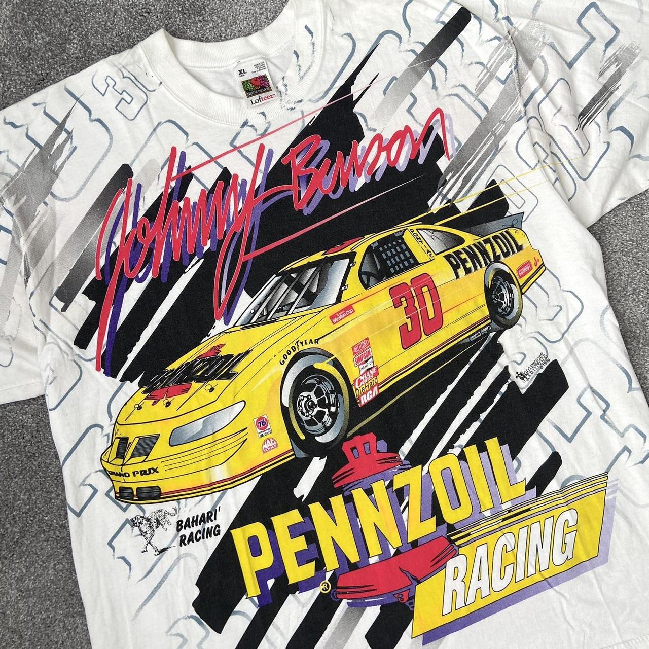 Vintage 90s 1996 Johnny Benson Penzoil NASCAR all...