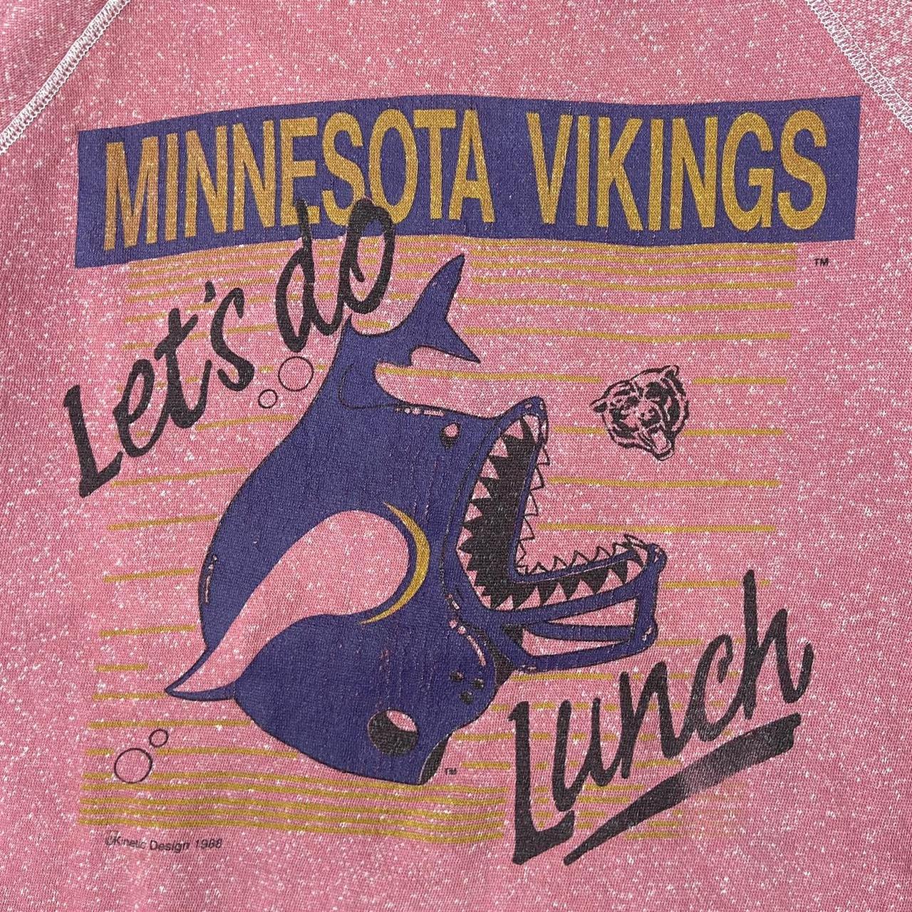 Vintage NFL Minnesota Vikings Sweatshirt Says - Depop