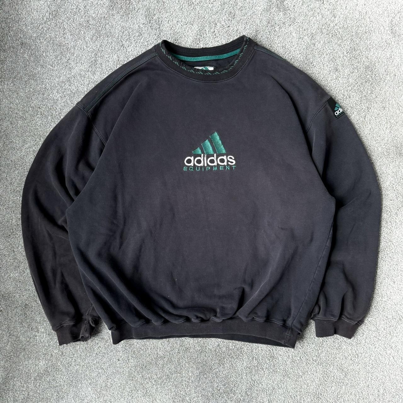 Vintage 90s Adidas equipment EQT embroidered logo. Depop