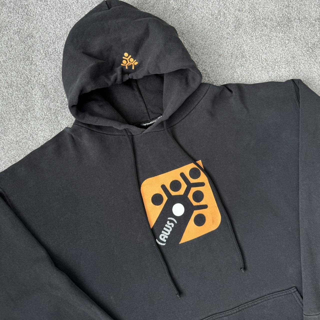 90s alien workshop sweatshirt fade black