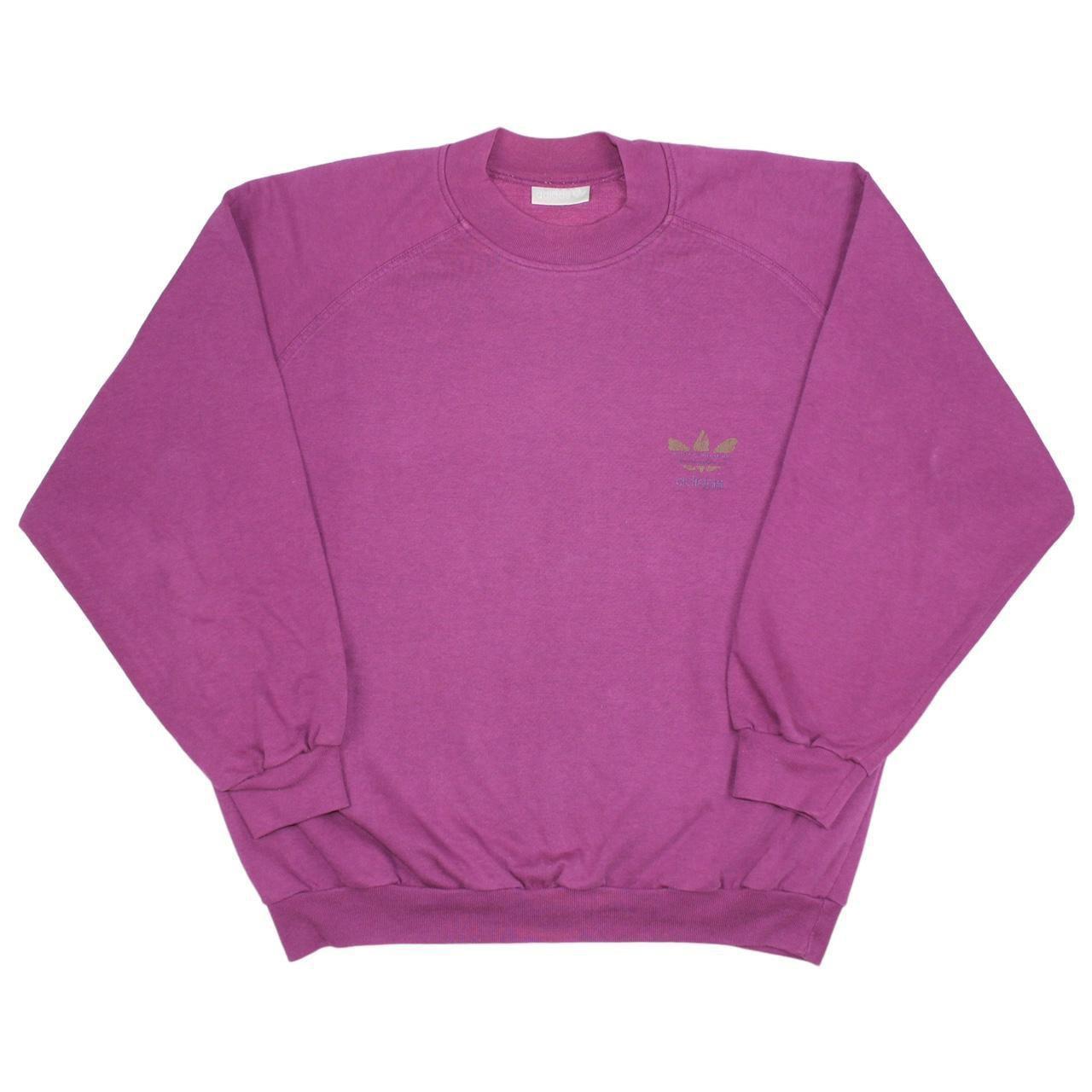 Vintage 90s purple adidas sweatshirt About the. Depop