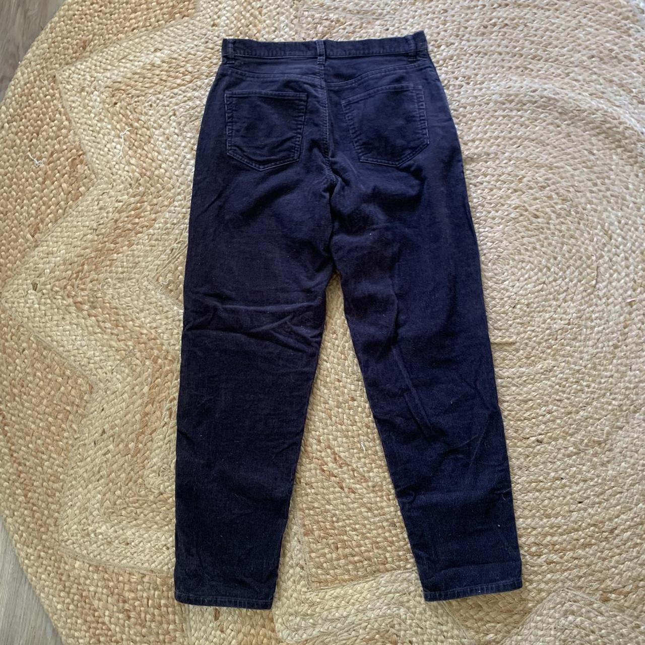 A •NEW DAY Stretch Corduroy Pants in Navy Blue Super - Depop