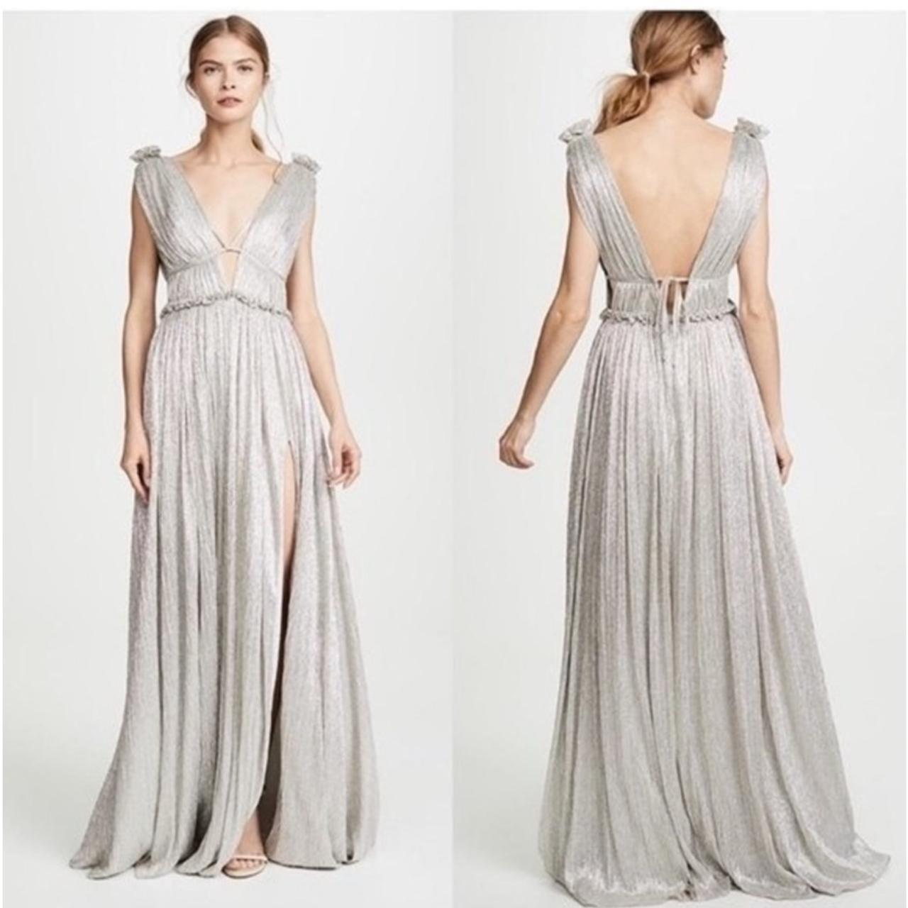 Jonathan simkhai silver gown hotsell