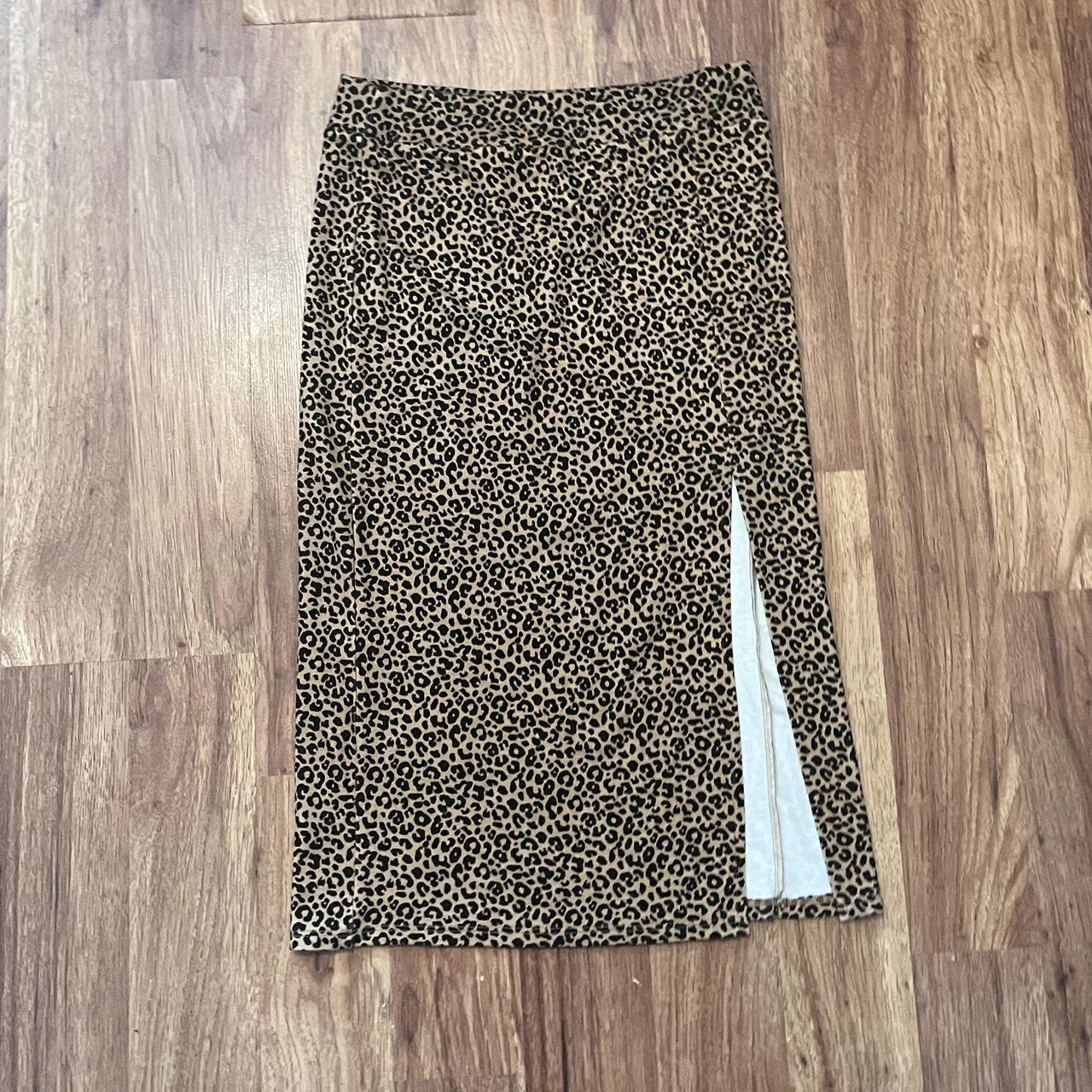 Leopard pencil clearance skirt forever 21