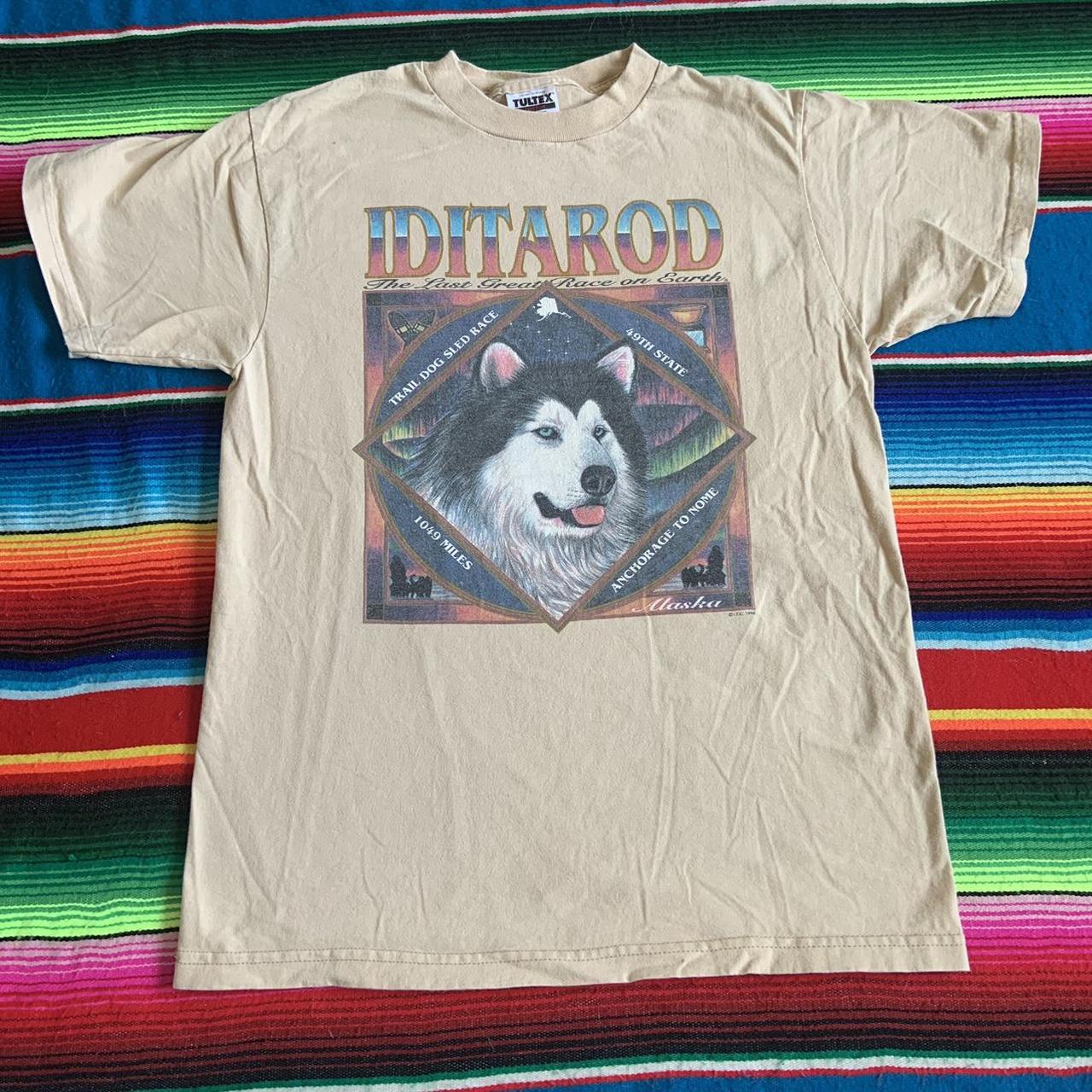 90s Iditarod Sled Dog Race t-shirt Large - The Captains Vintage