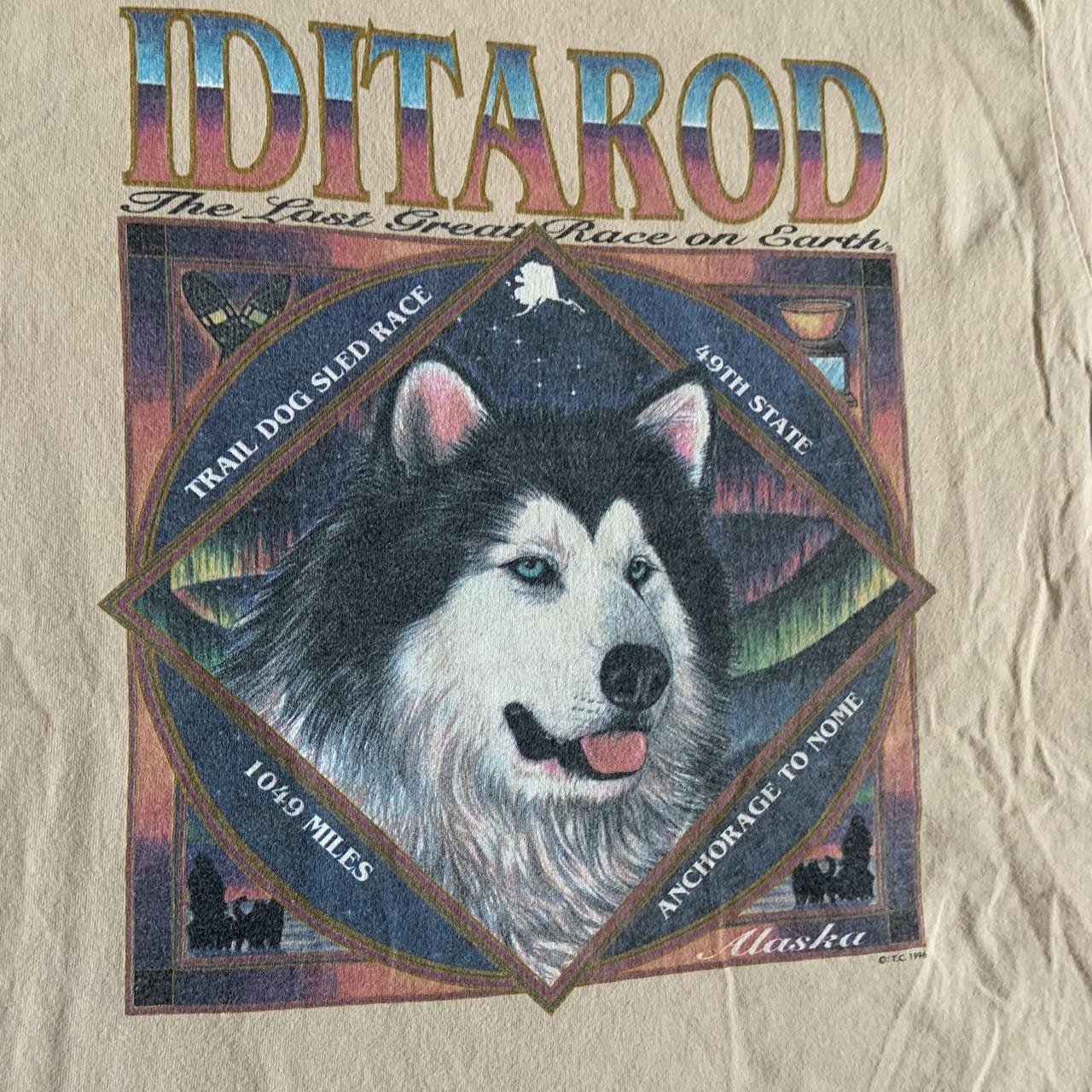 90s Iditarod Sled Dog Race t-shirt Large - The Captains Vintage