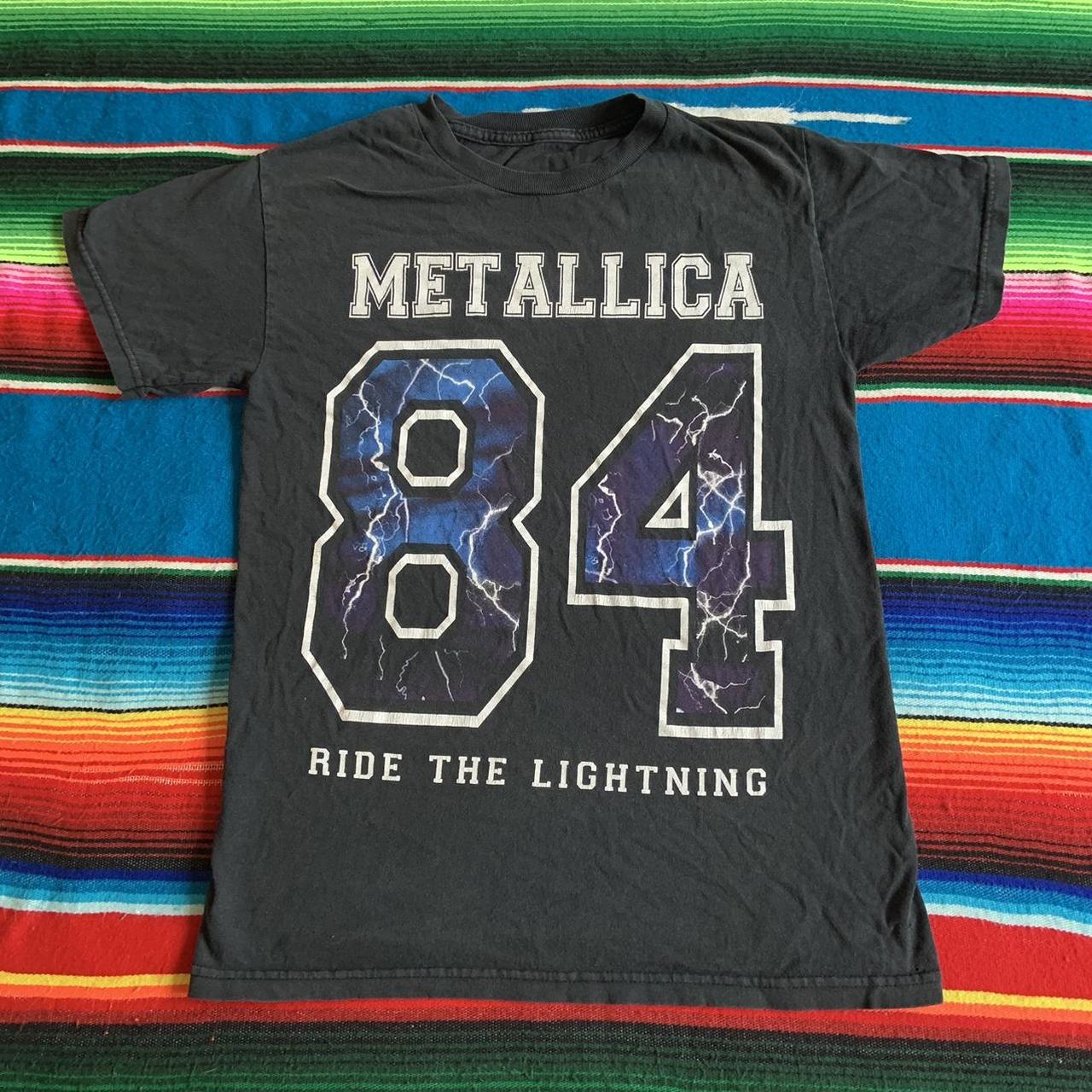 Metallica Ride The Lightning T-Shirt Black