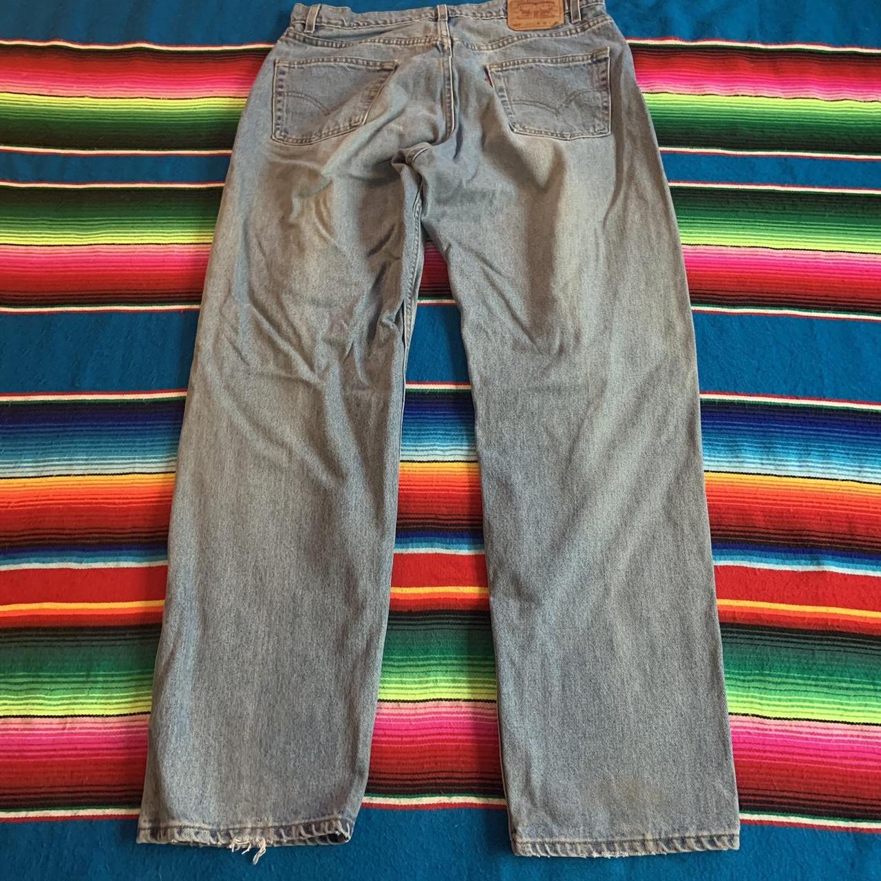 Vintage 90s made in USA mens LEVIS 565 loose fit... - Depop