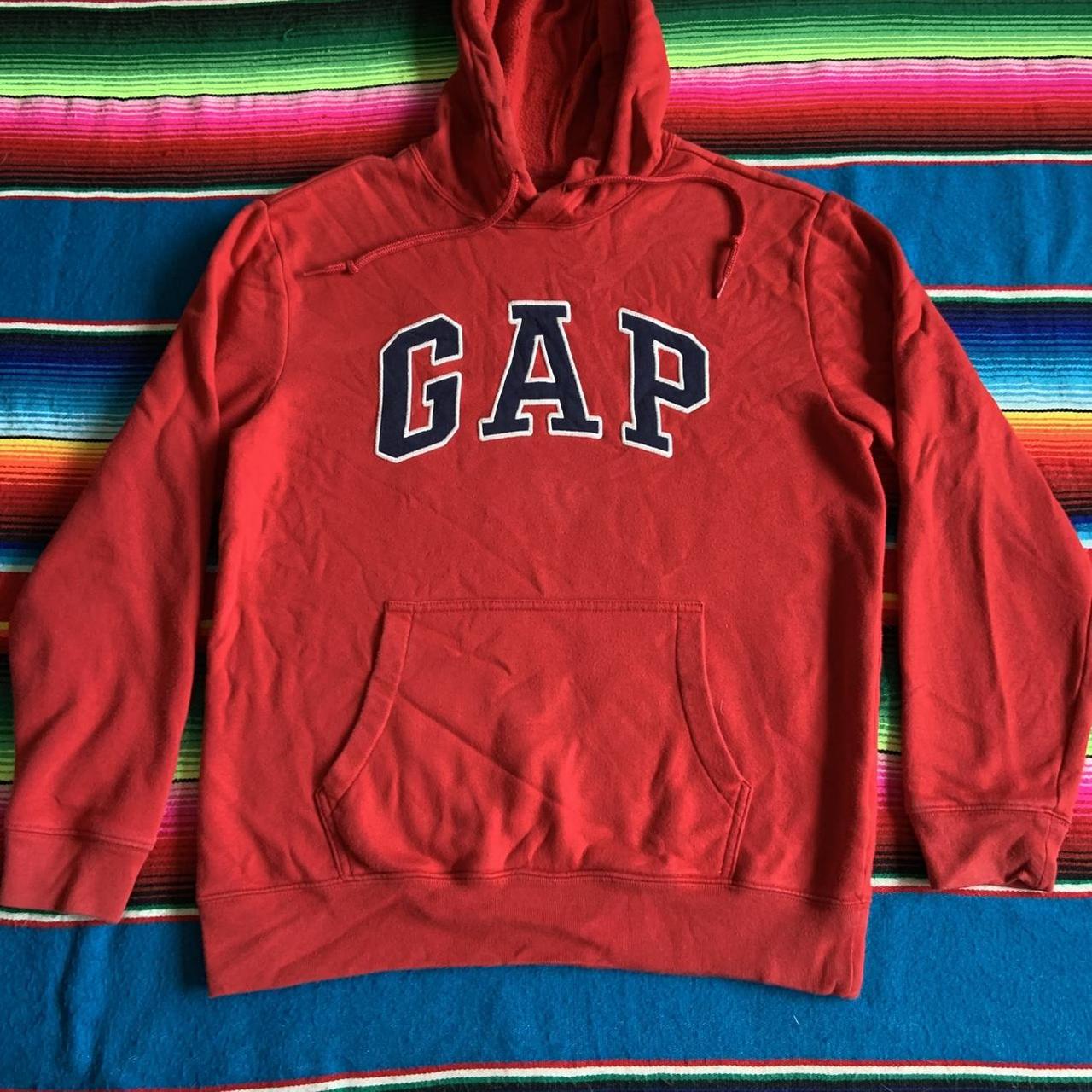 Gray vintage 90s/y2k GAP spell out quarter zip | Depop