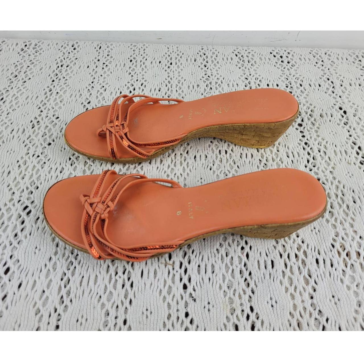 Women's Orange Sandals | Depop