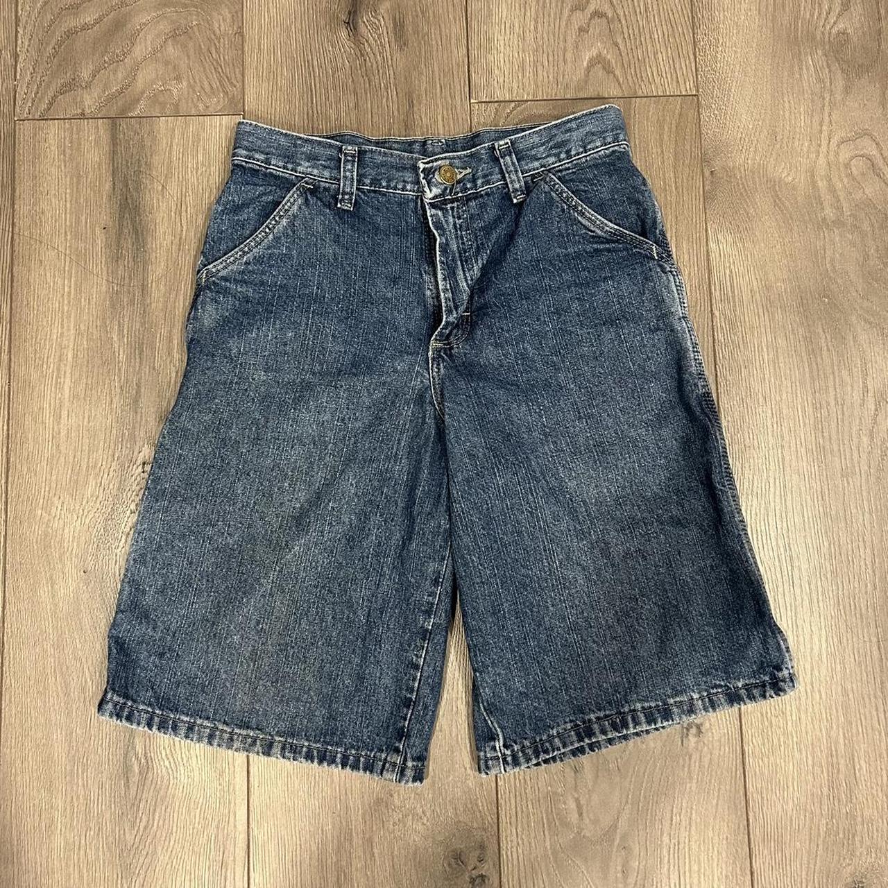 blue jorts, tag says size 12 might be in girls... - Depop