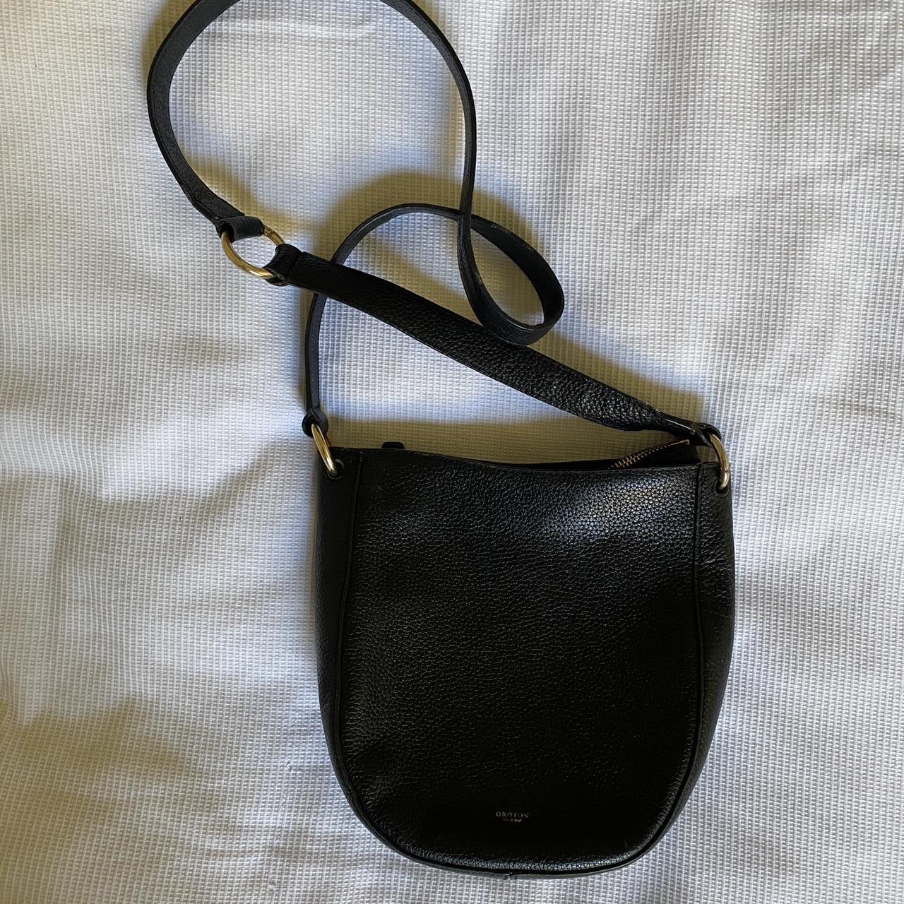 OROTON leather crossbody bag Adjustable strap with... Depop