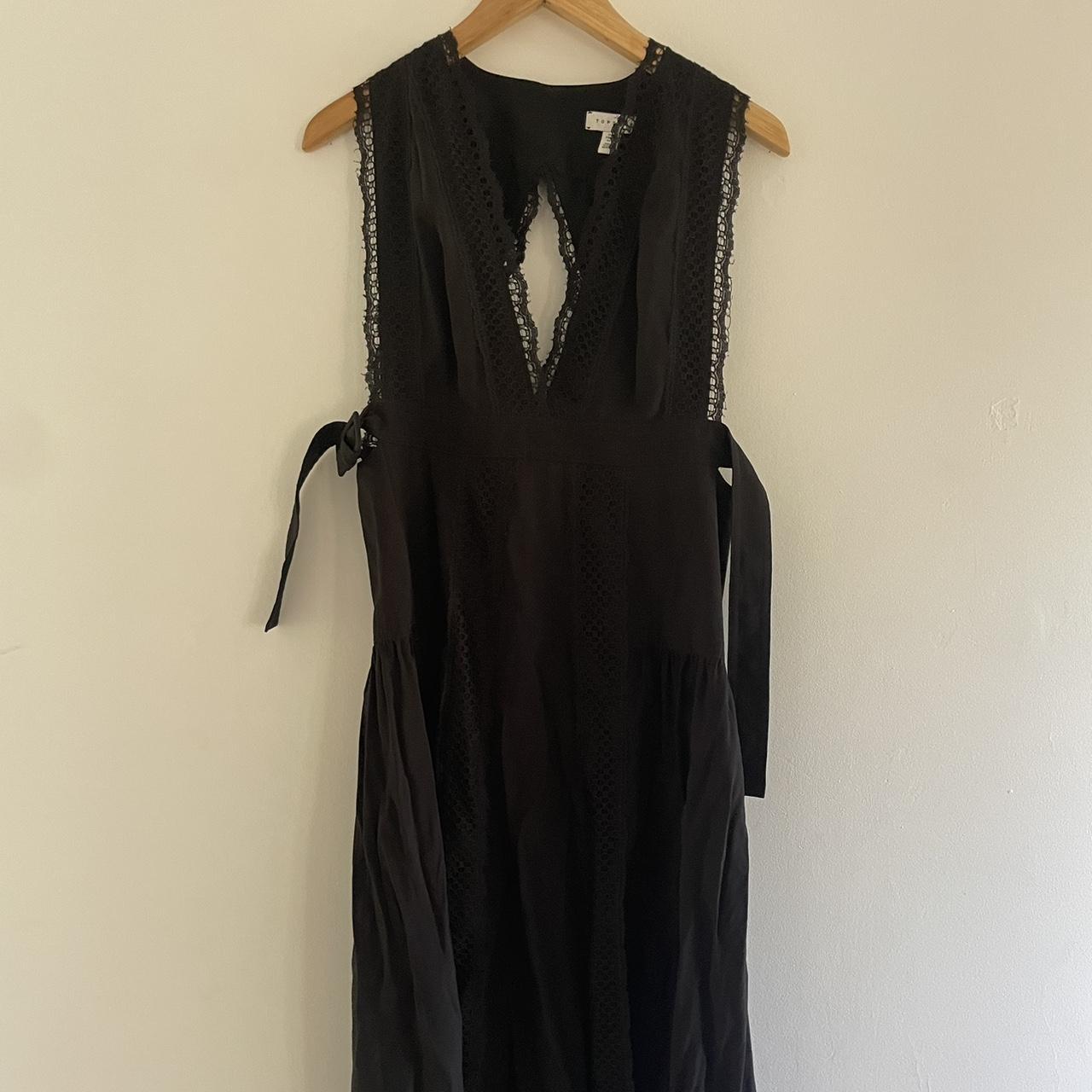 Cottage/goth core dress for my girlies. Black lace... - Depop