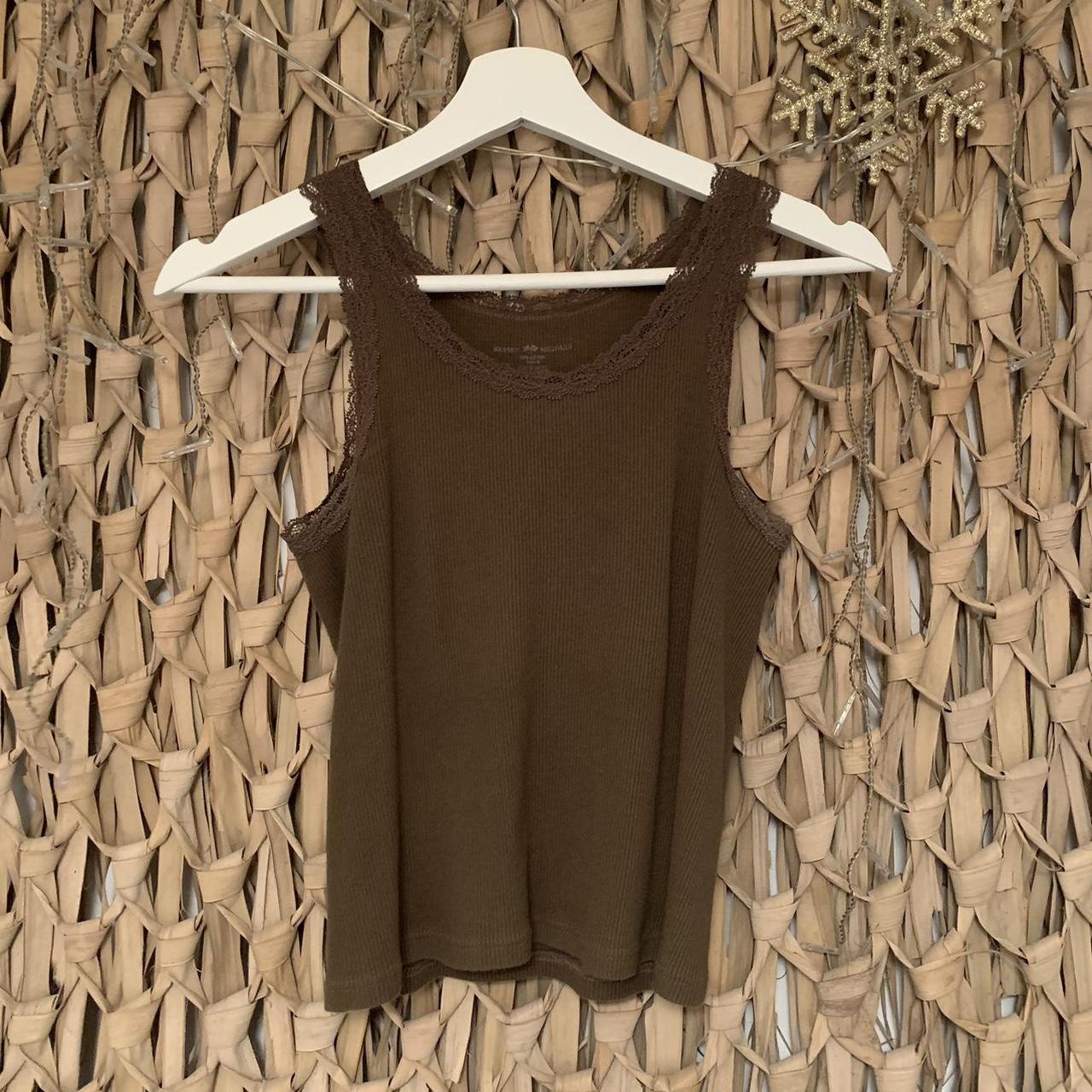 Brandy Melville Women's Brown Vest Depop