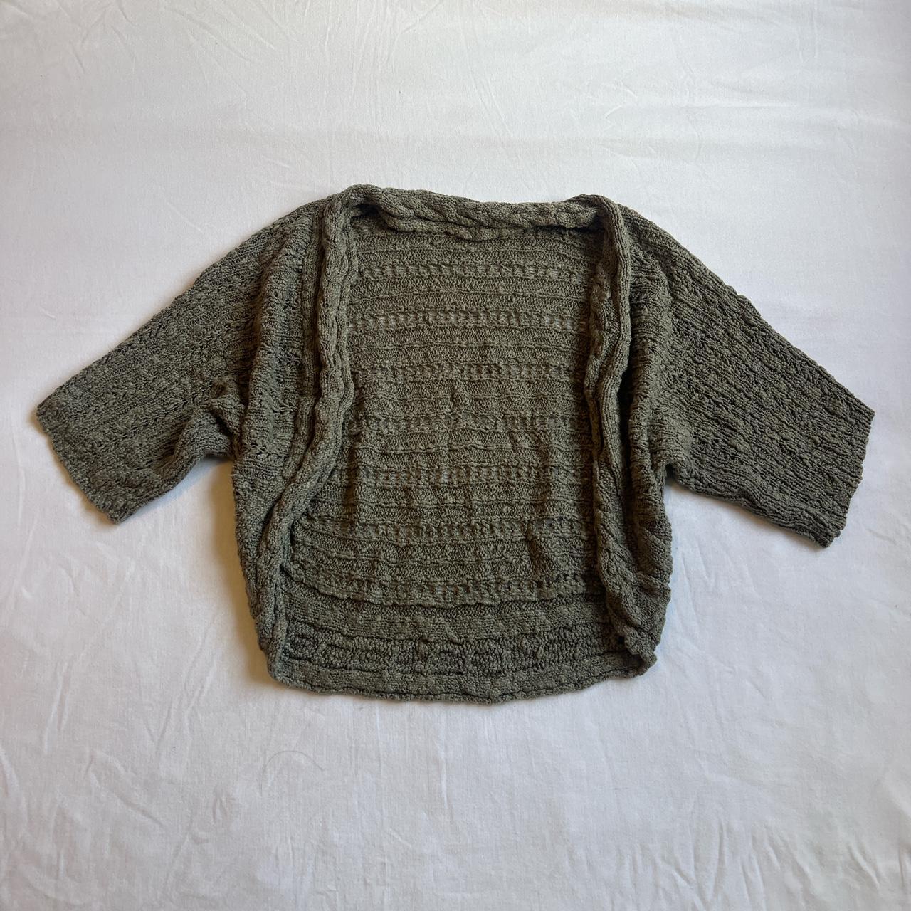 Tu shop green cardigan