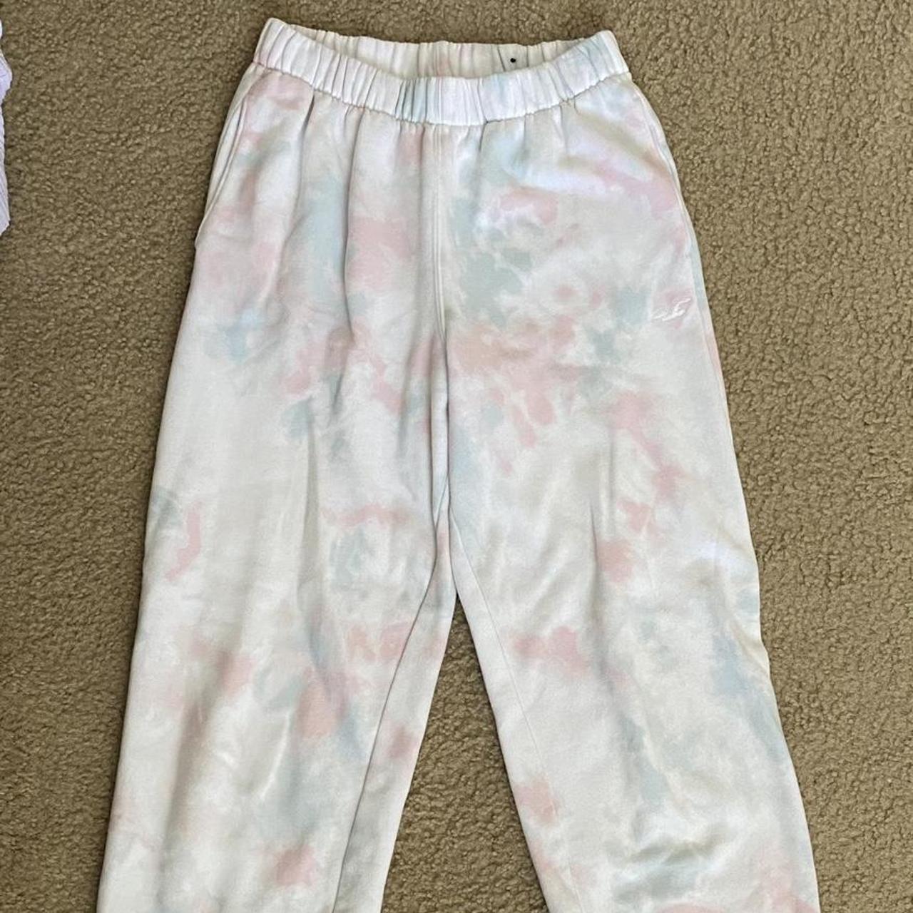 Hollister pink online joggers