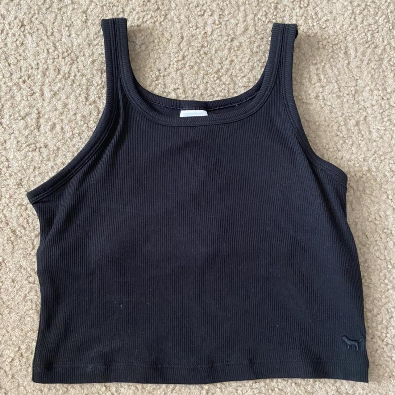 Brand new black PINK tank top, never worn. Nothing - Depop