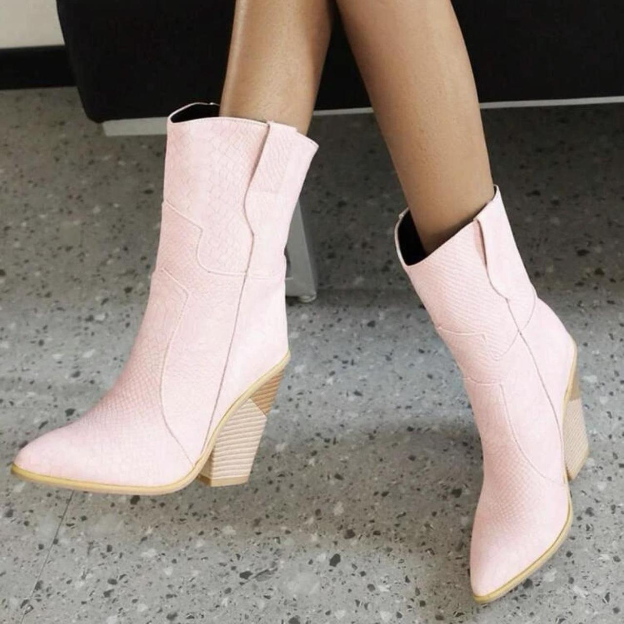 Dune pink shop cowboy boots