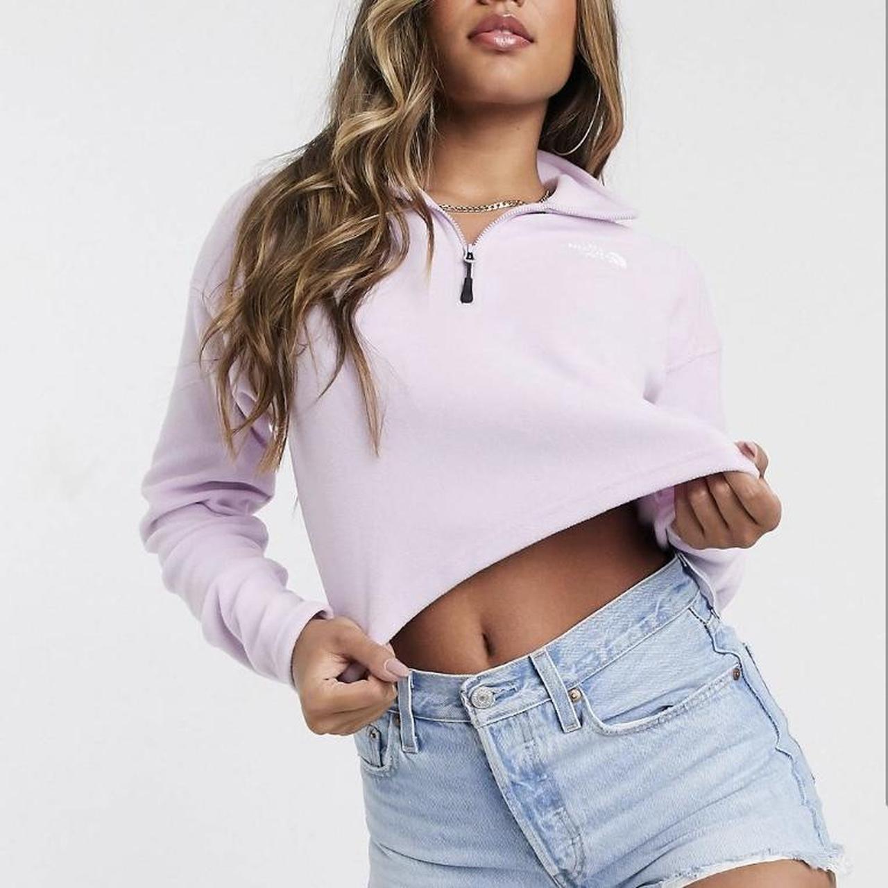 Crop Top North Face Cropped Fleece The North Face 100 Glacier 1/4