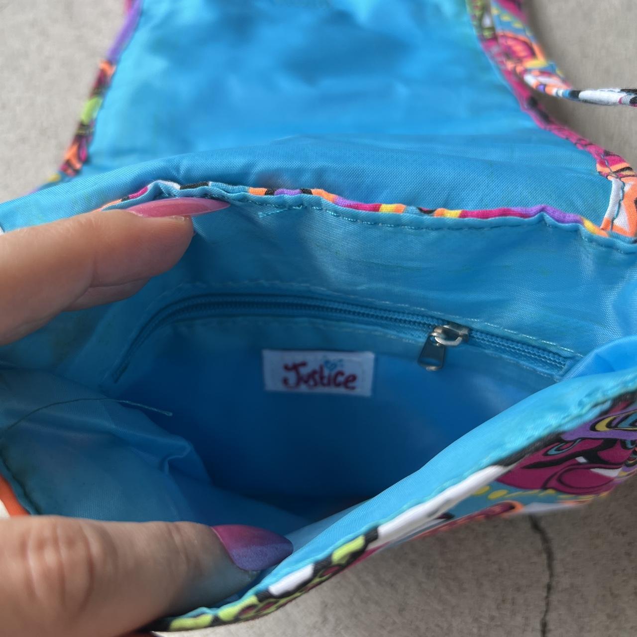 Justice Crossbody bag purse rainbow sequin 90s... Depop