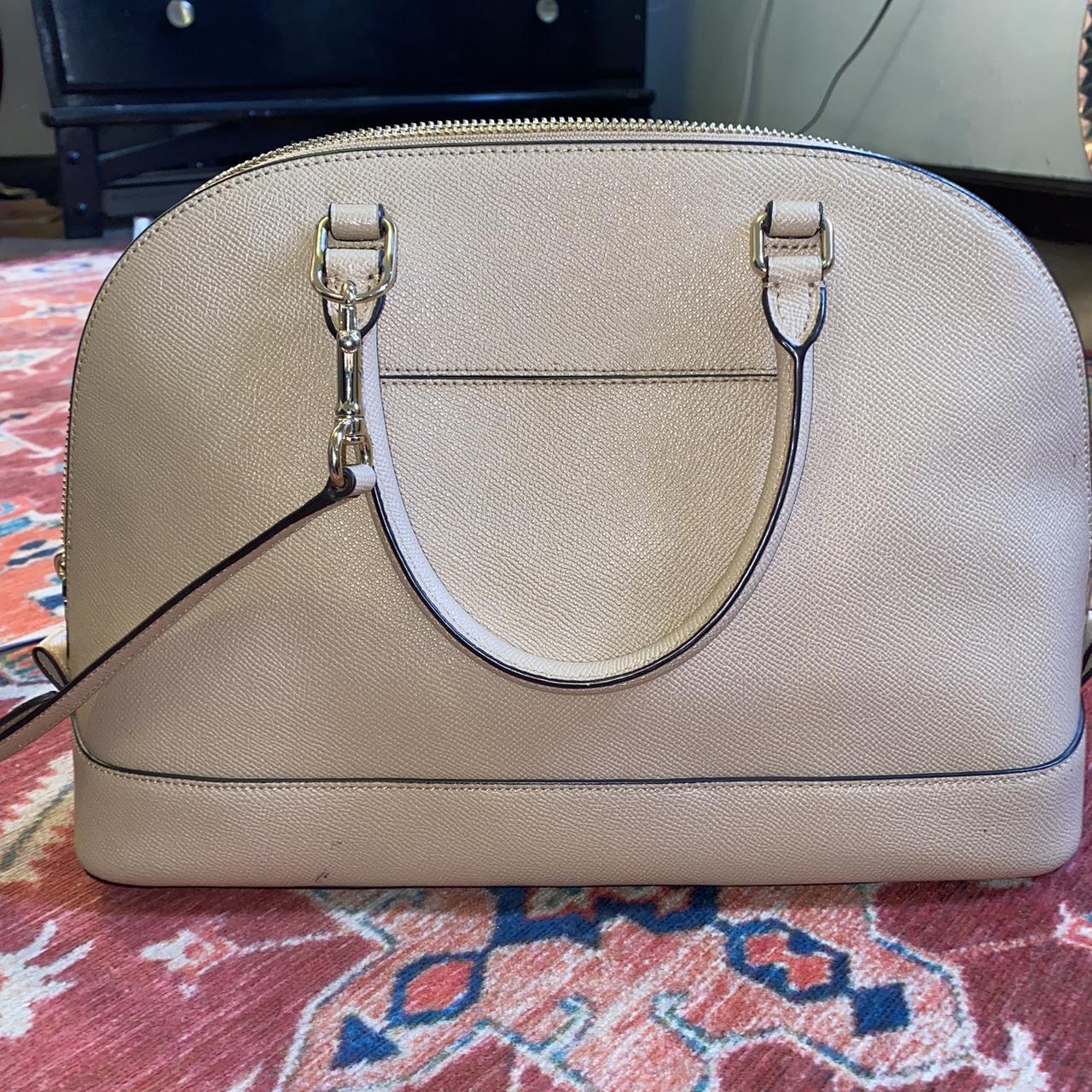 Coach mini sierra satchel on sale platinum