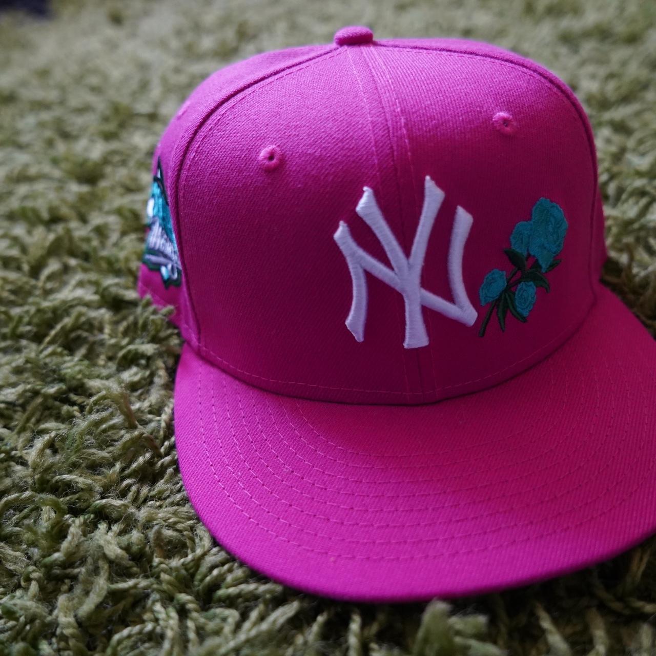 Pink New York Fitted Hats New York Yankees New Era Hat, Color