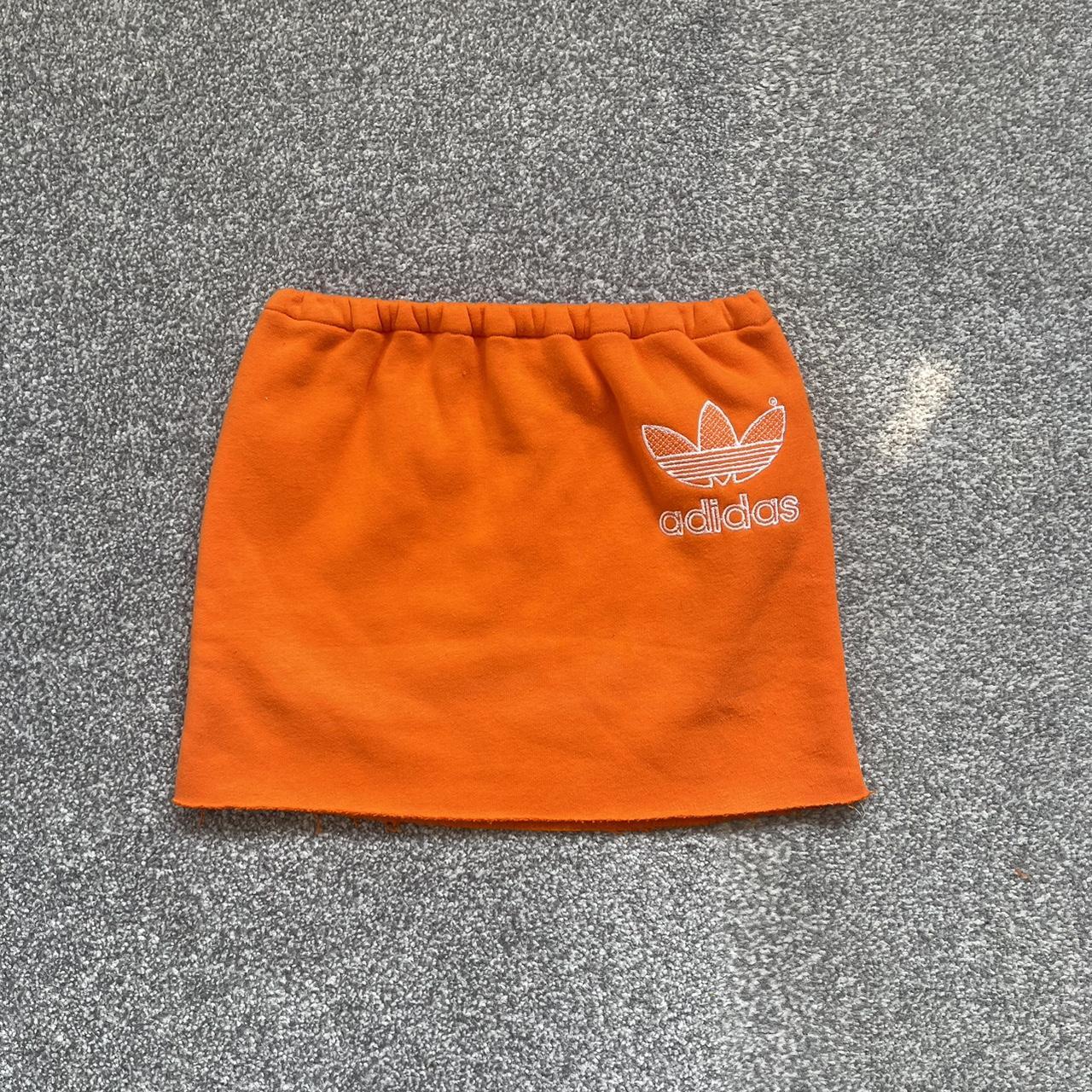 Orange adidas crop top online