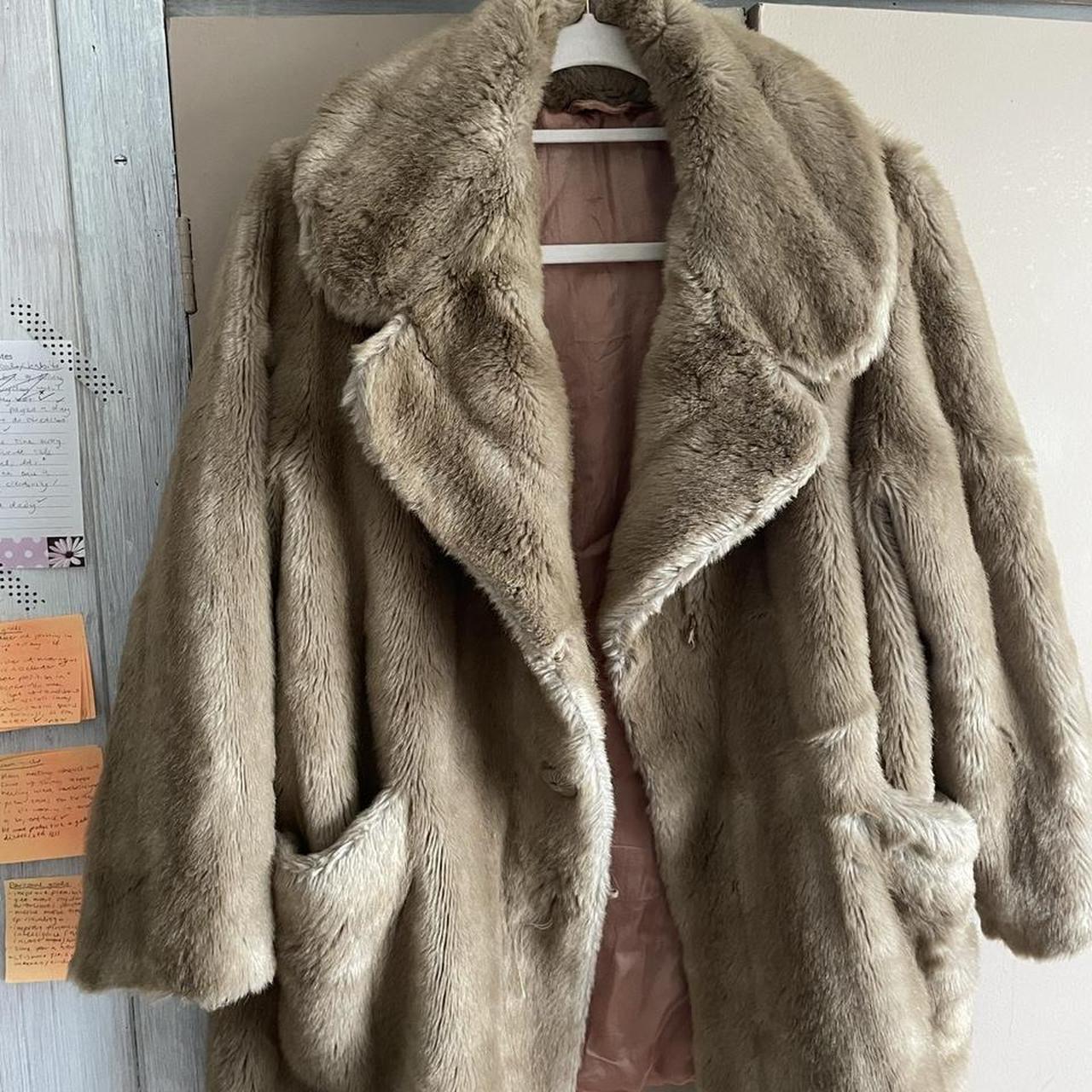 Glenmodels Ltd vintage faux fur coat Very old coat... - Depop