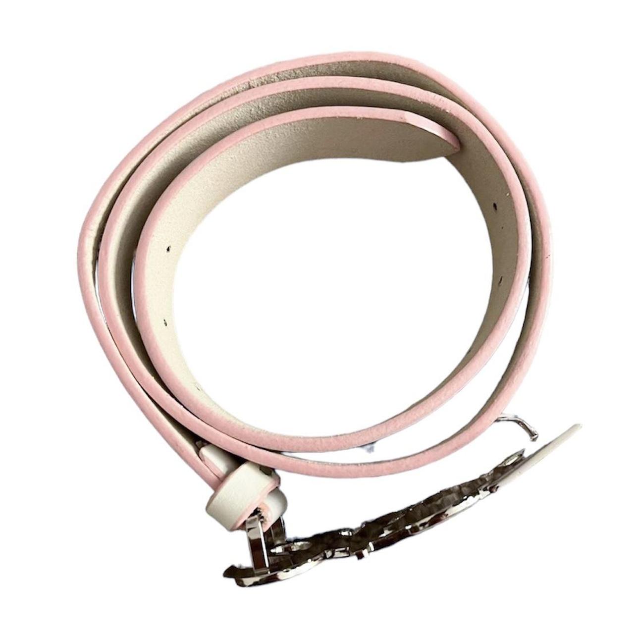 Vivienne Westwood｜LOVEベルト　ピンク VIVIENNE WESTWOOD Love Orb Logo Buckle Pink & White | Depop