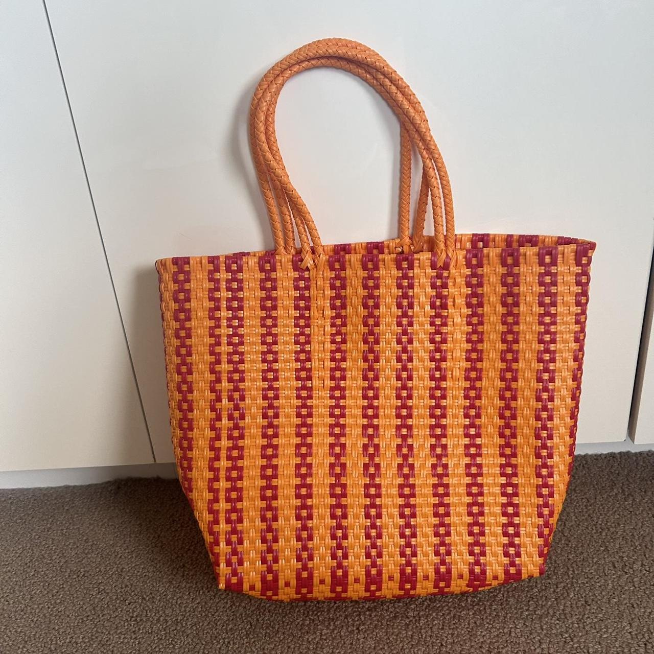 Mimmi Terra Eco Tote Only used once or twice Orange... - Depop