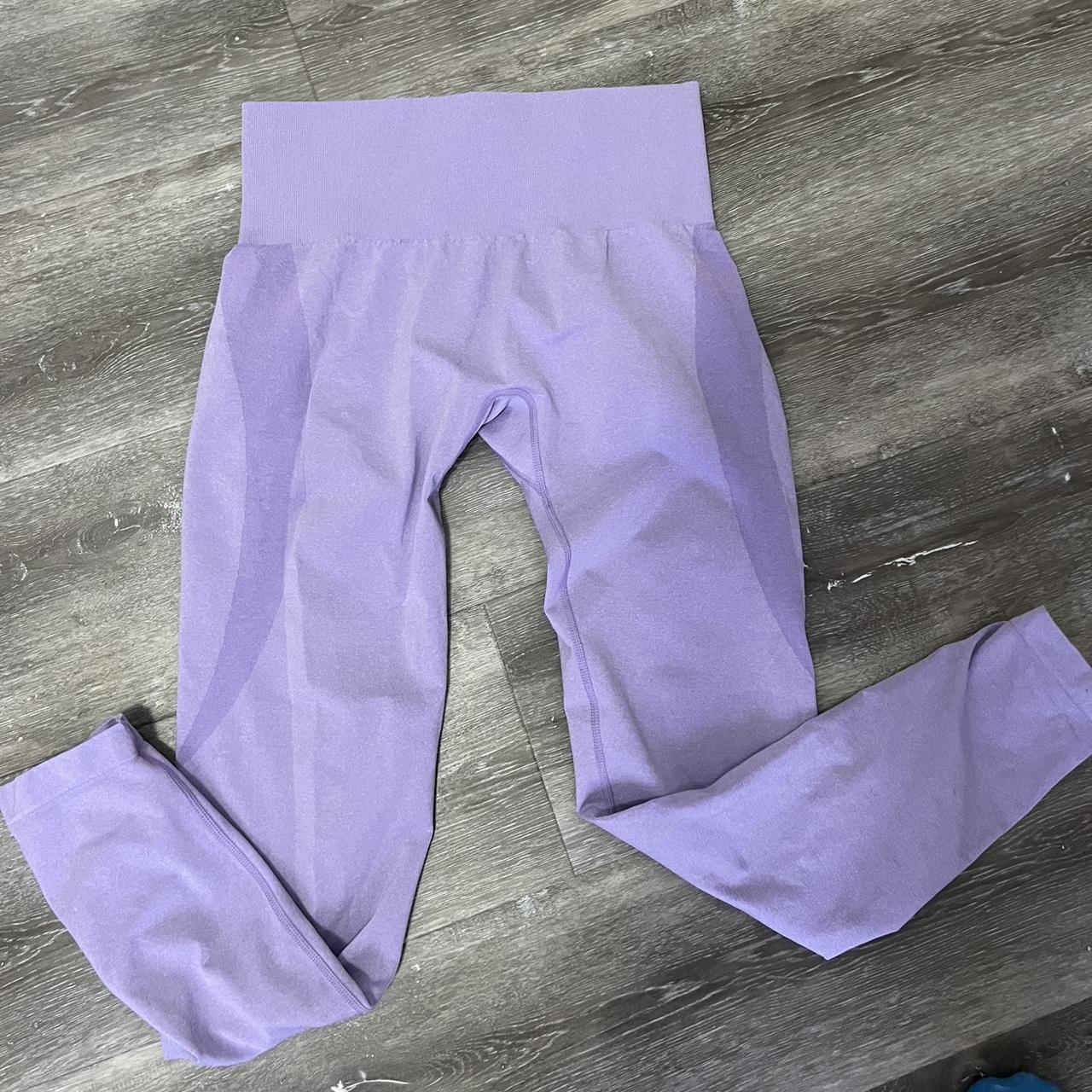 NVGTN Lilac Contour Seamless Leggings size M only... - Depop