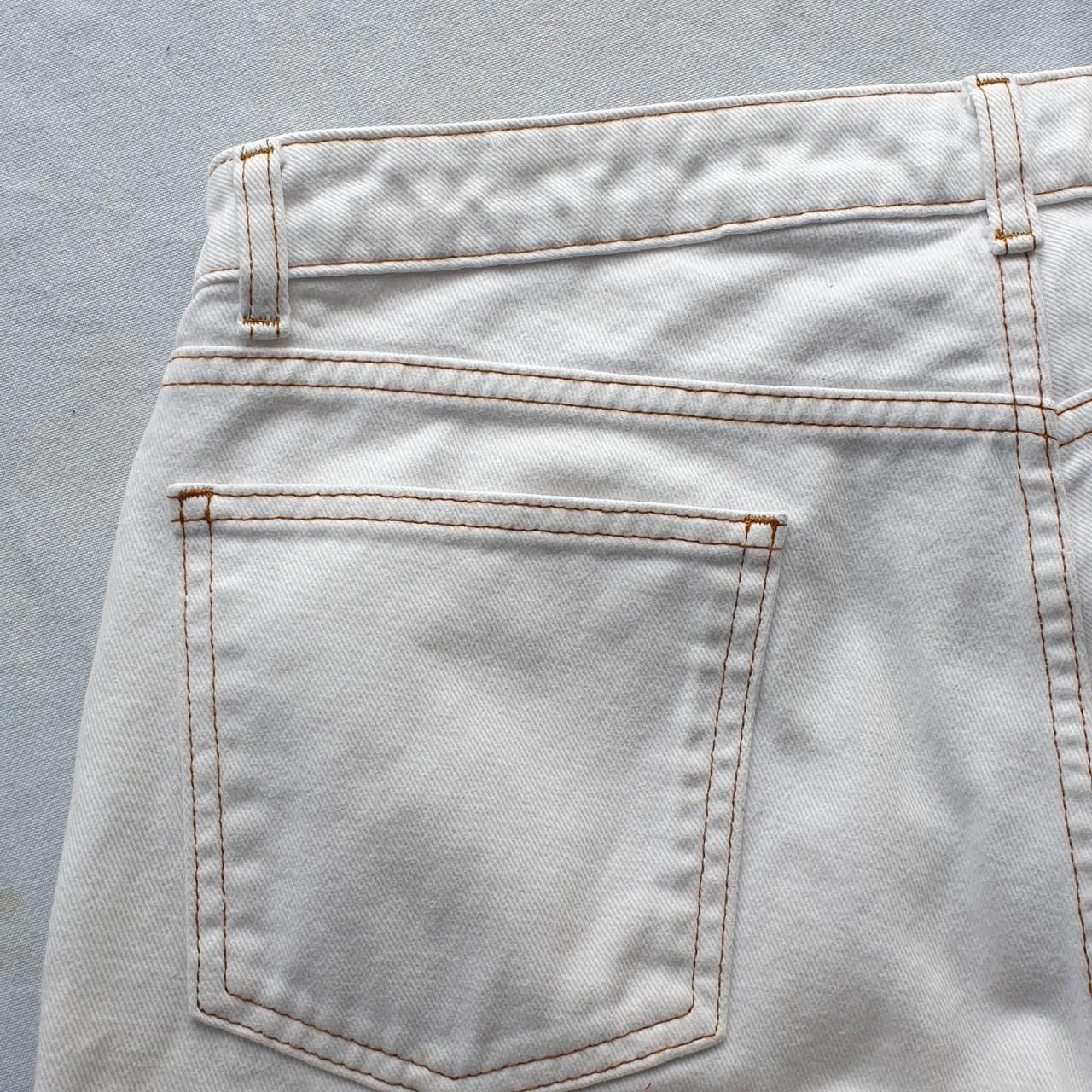 White RV Denim Flared Jeans 🌐 About The Item: Wide... - Depop