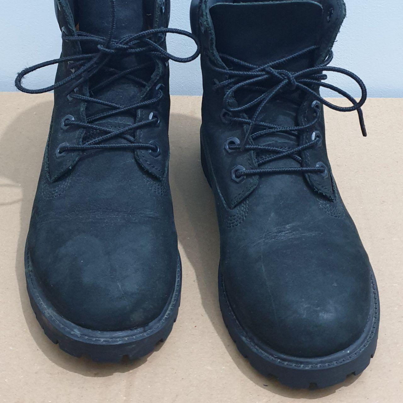 ladies black timberland boots size 6