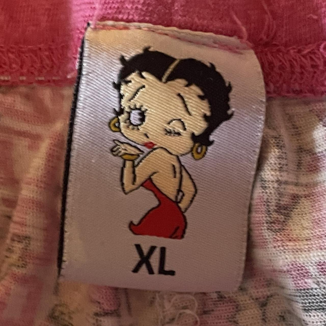 y2k rare early 2000s betty boop wide leg pajama / - Depop