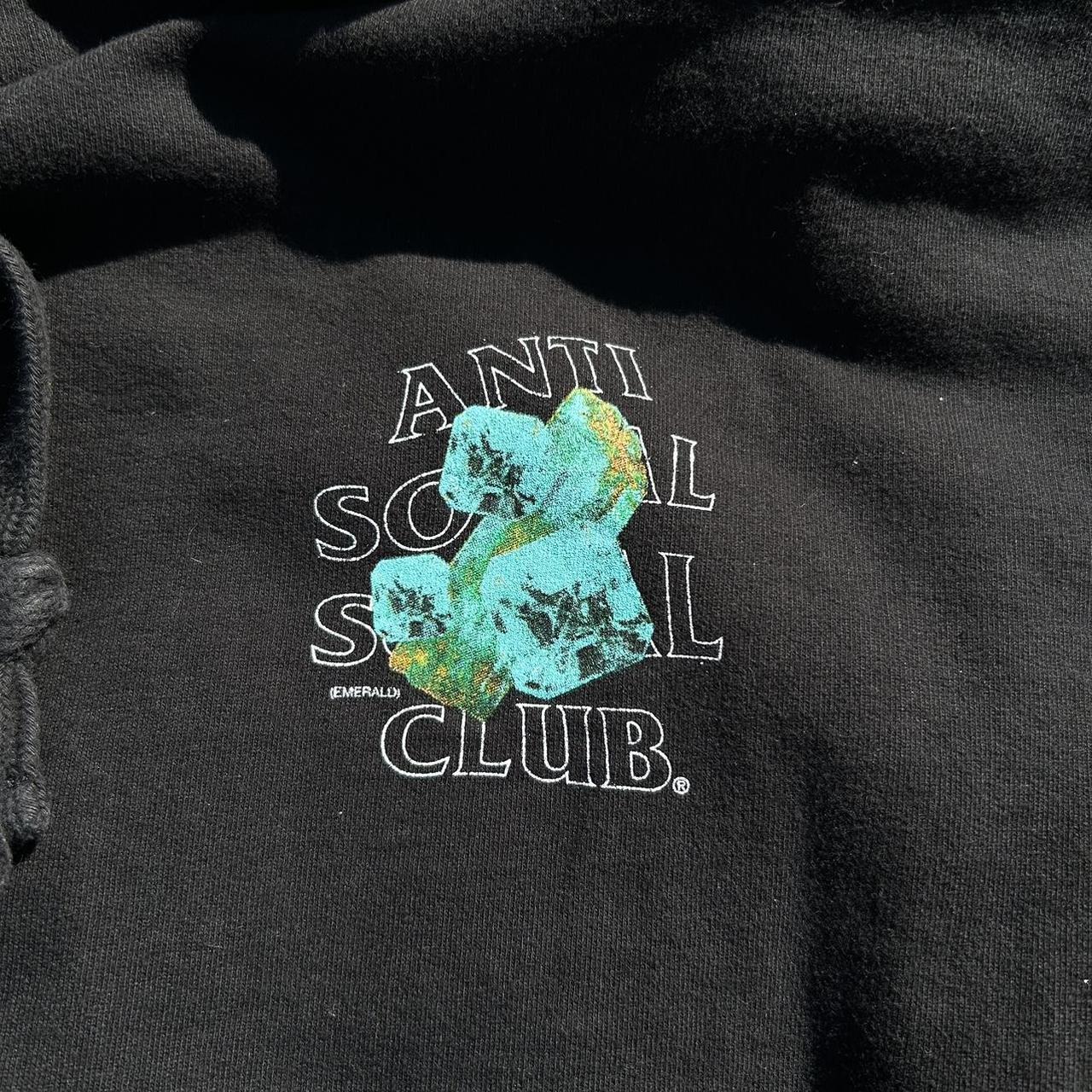 Anti social social club gems hoodie Size Depop