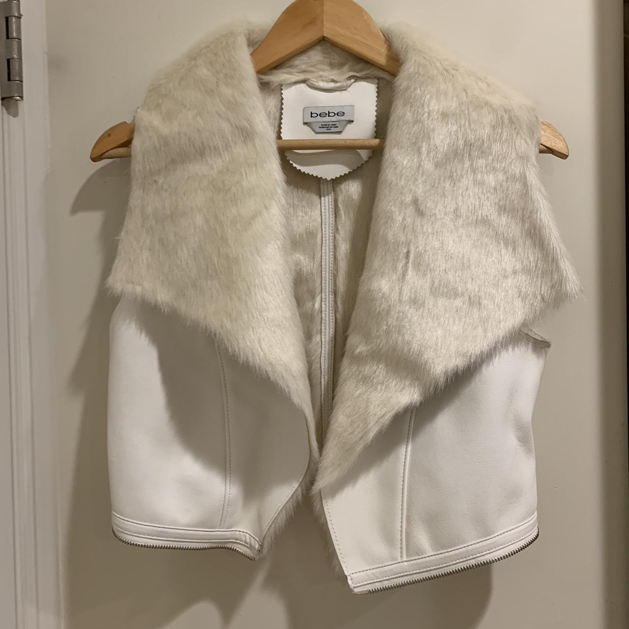 Bebe faux fur store vest