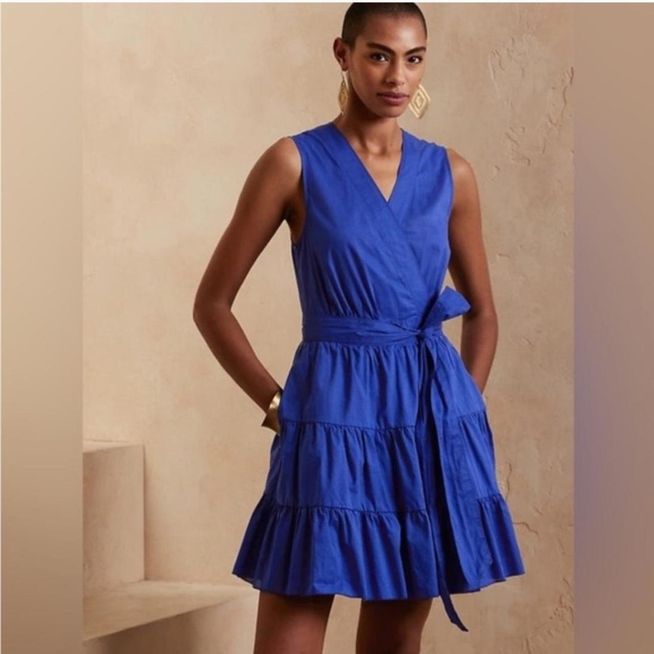 Banana republic blue dress best sale