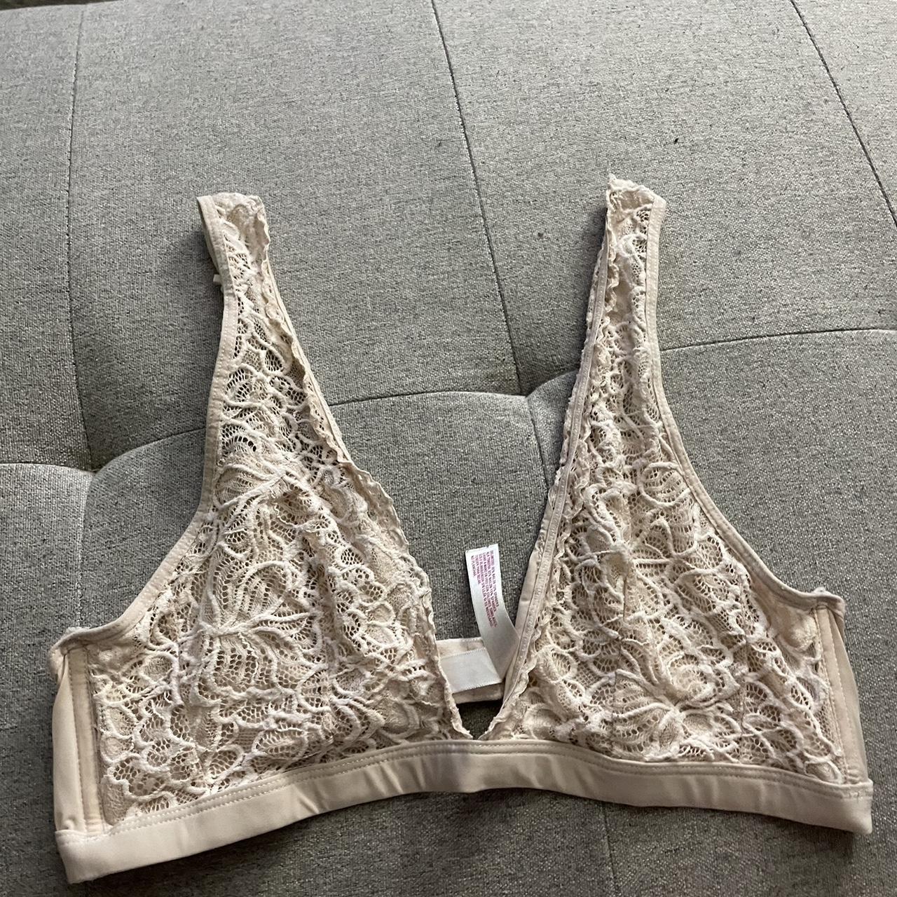 target bralette with cut out size small light orange - Depop