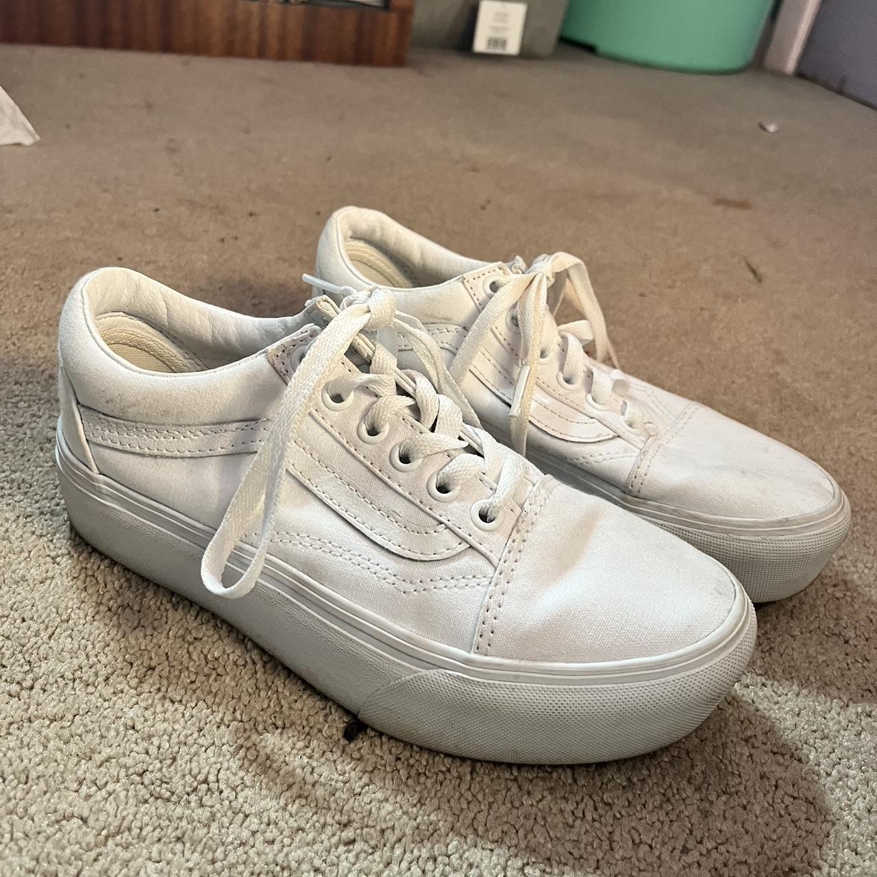 Vans white 2025 trainers womens