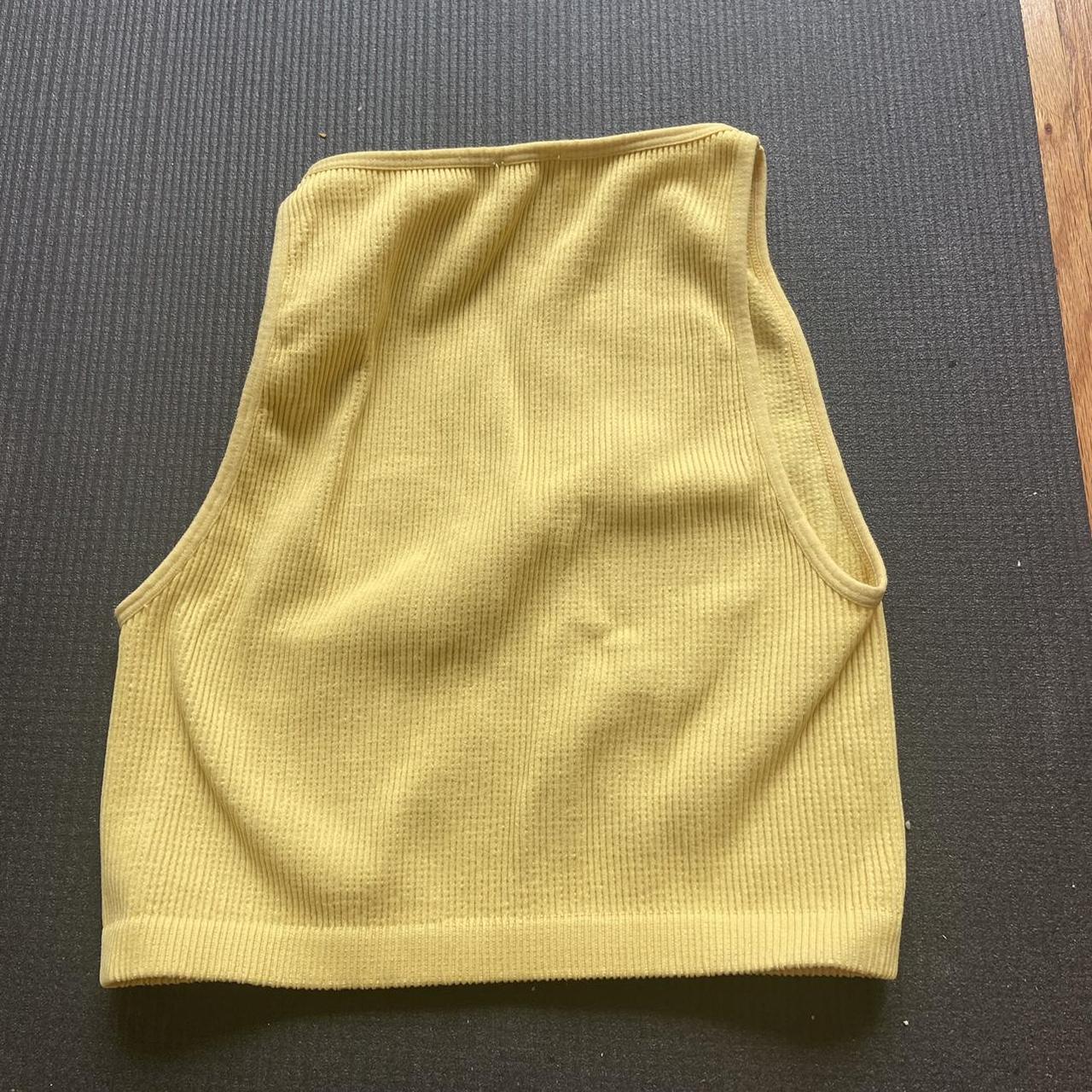 Cotton On Women's Yellow Vest | Depop