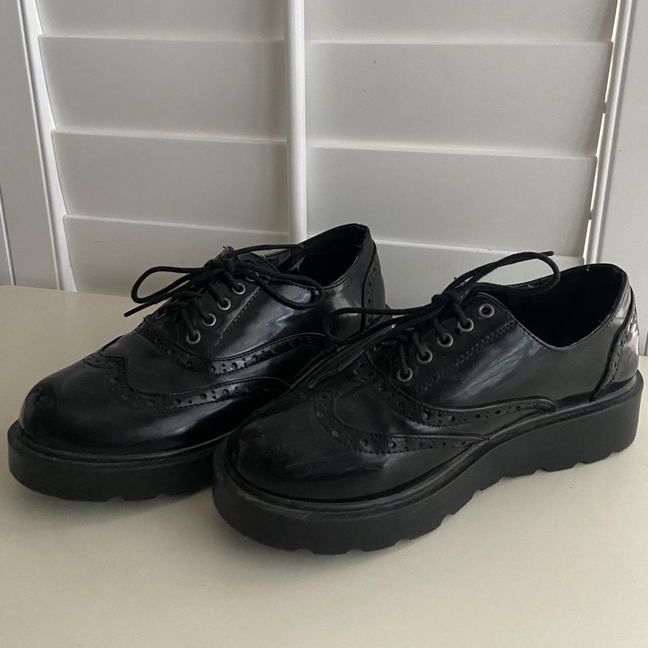 ♟ dr marten like shoes i used to wear these quite a... Depop