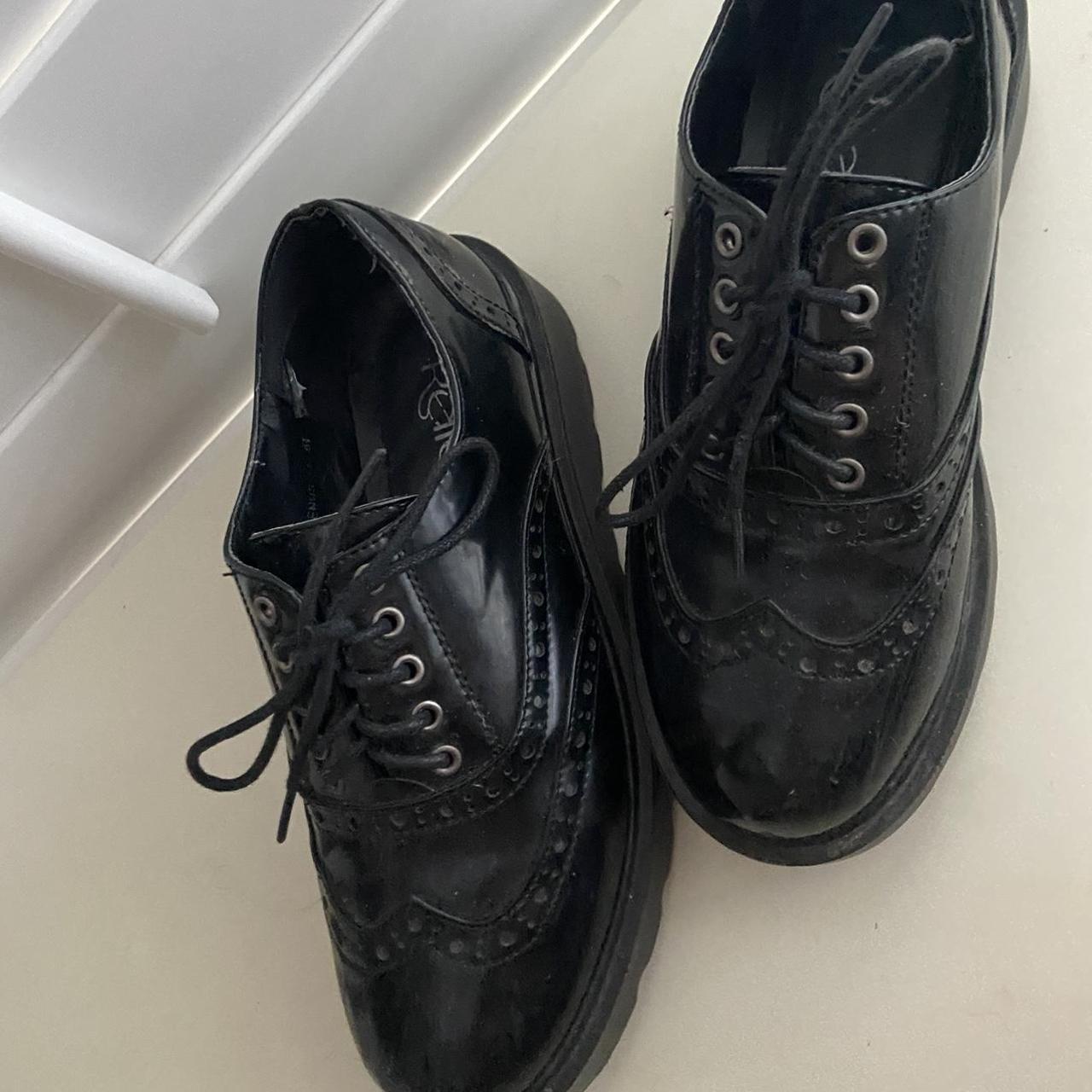 ♟ dr marten like shoes i used to wear these quite a... Depop