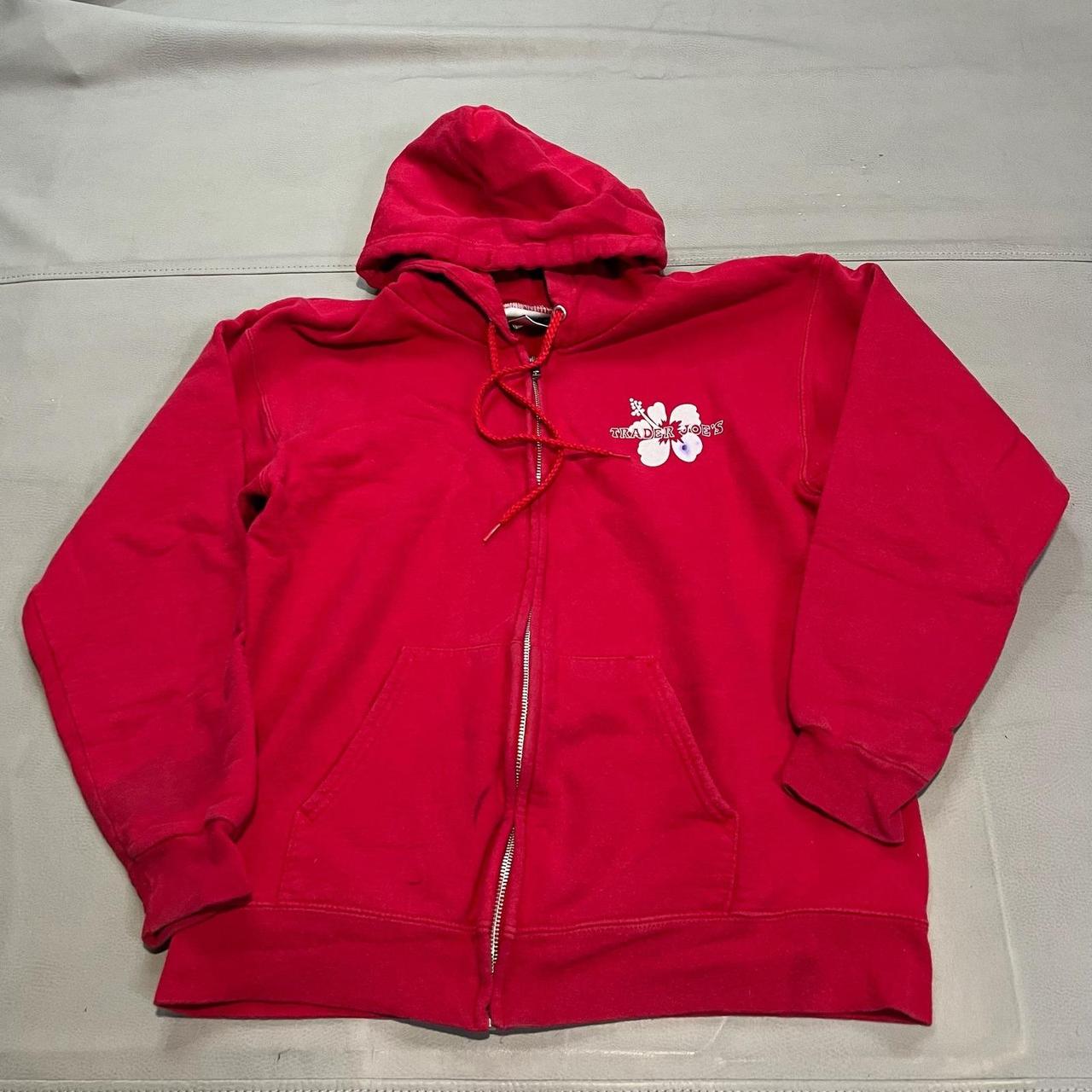 Trader Joe's Men's Hoodie - Red - S – Trader Joe … - image 1
