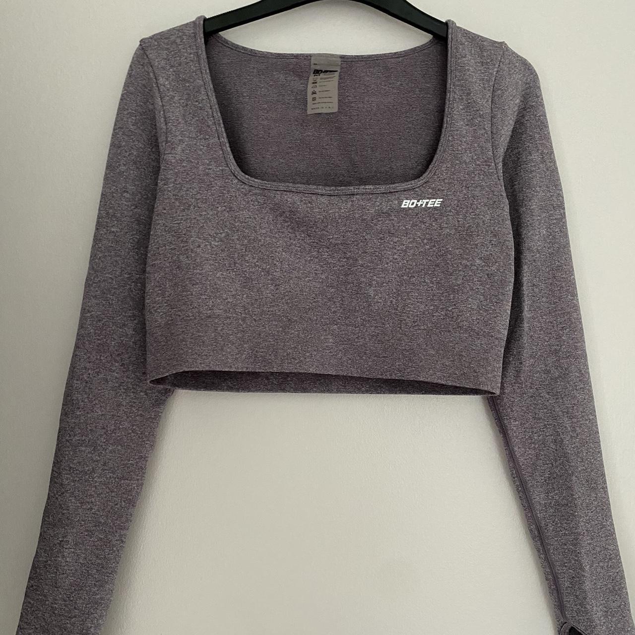 Oh Polly Women's Purple Croptop Depop