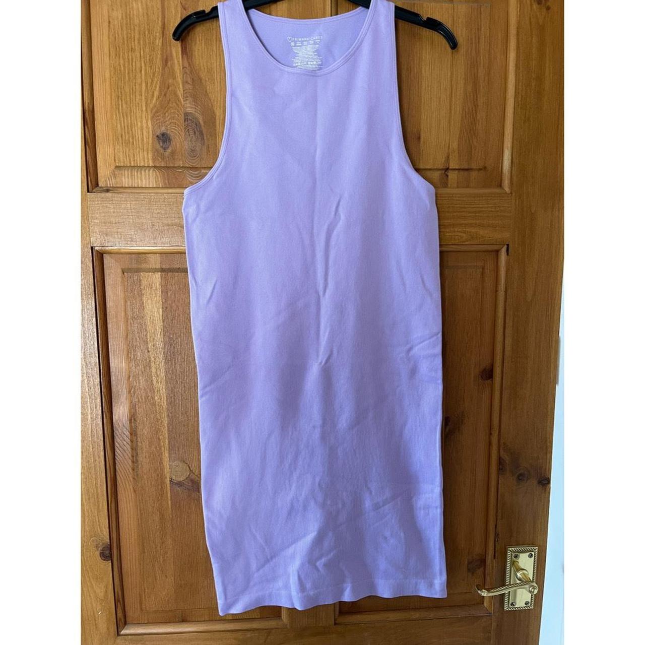 Primark lilac ribbed seamless mini dress. Worn once.... Depop