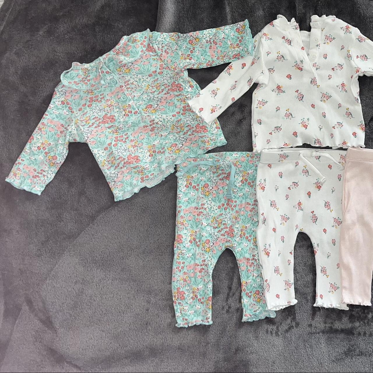 Matalan baby floral matching top & leggings sets.... - Depop