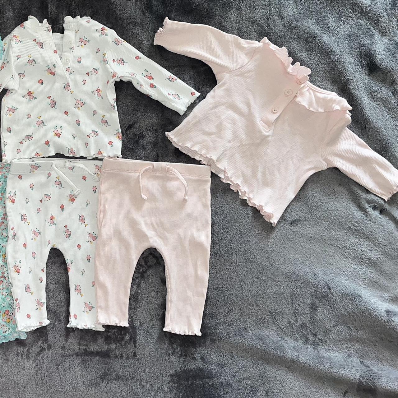 Matalan baby floral matching top & leggings sets.... Depop