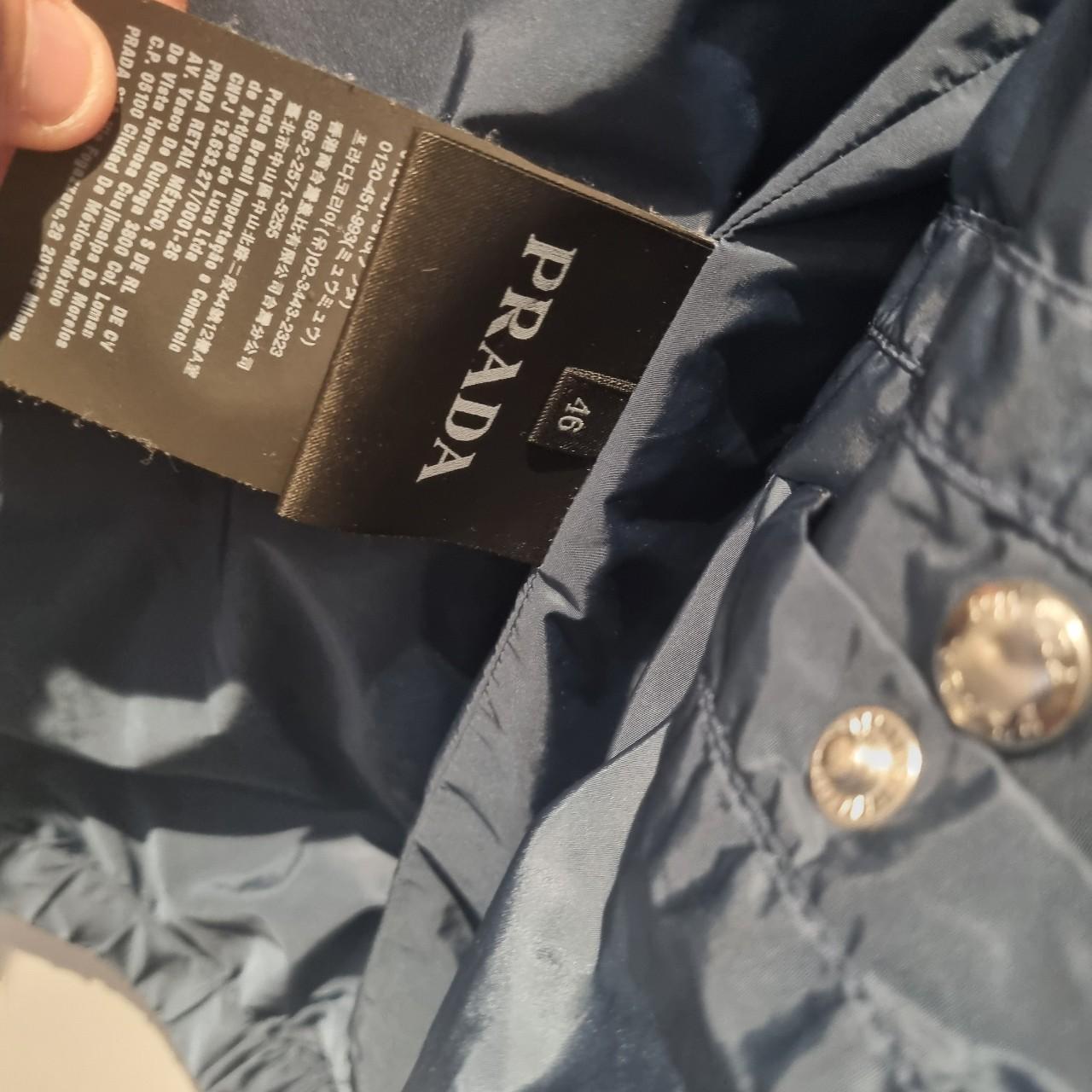 Mens prada windbreaker Navy blue very good... - Depop