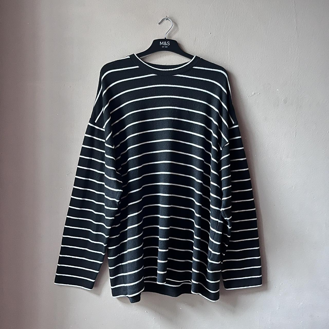 ALLSAINTS RRP 60 Men s Black White Striped Breton. Depop