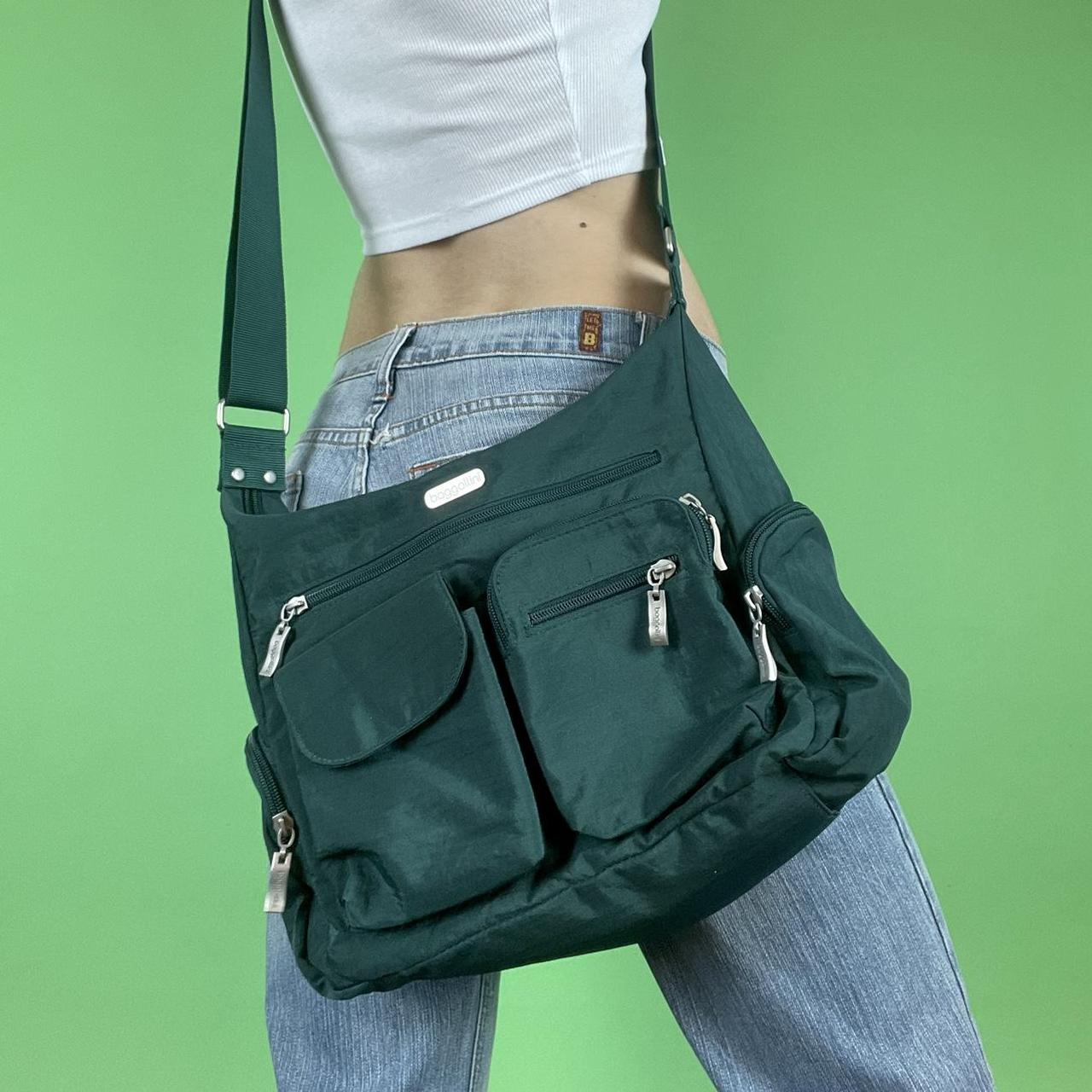 Baggallini Women's Green Bag Depop
